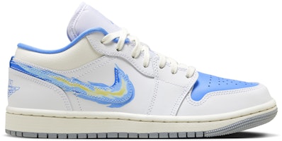 (Women) Air Jordan 1 Low SE 'Just Skate - University Blue' FJ7219-441-1