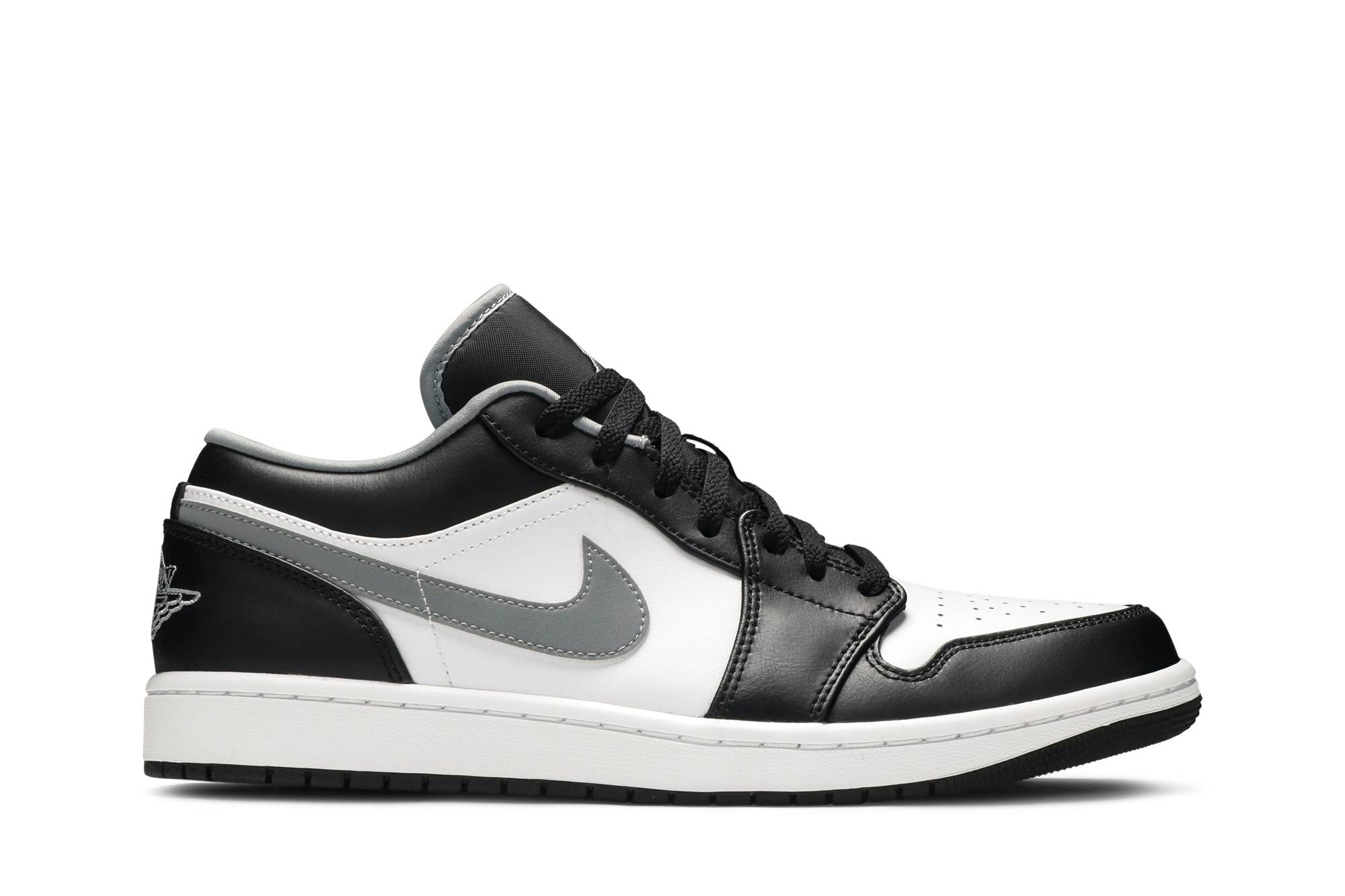 Air Jordan 1 Low 'Black Medium Grey' 553558-040-5