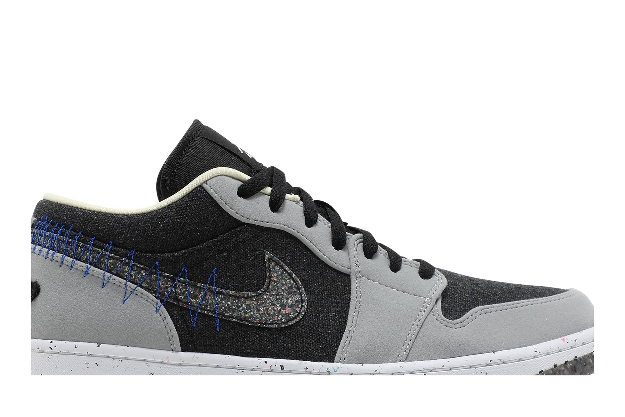 Air Jordan 1 Low Crater 'Black Grey' DM4657-001-3