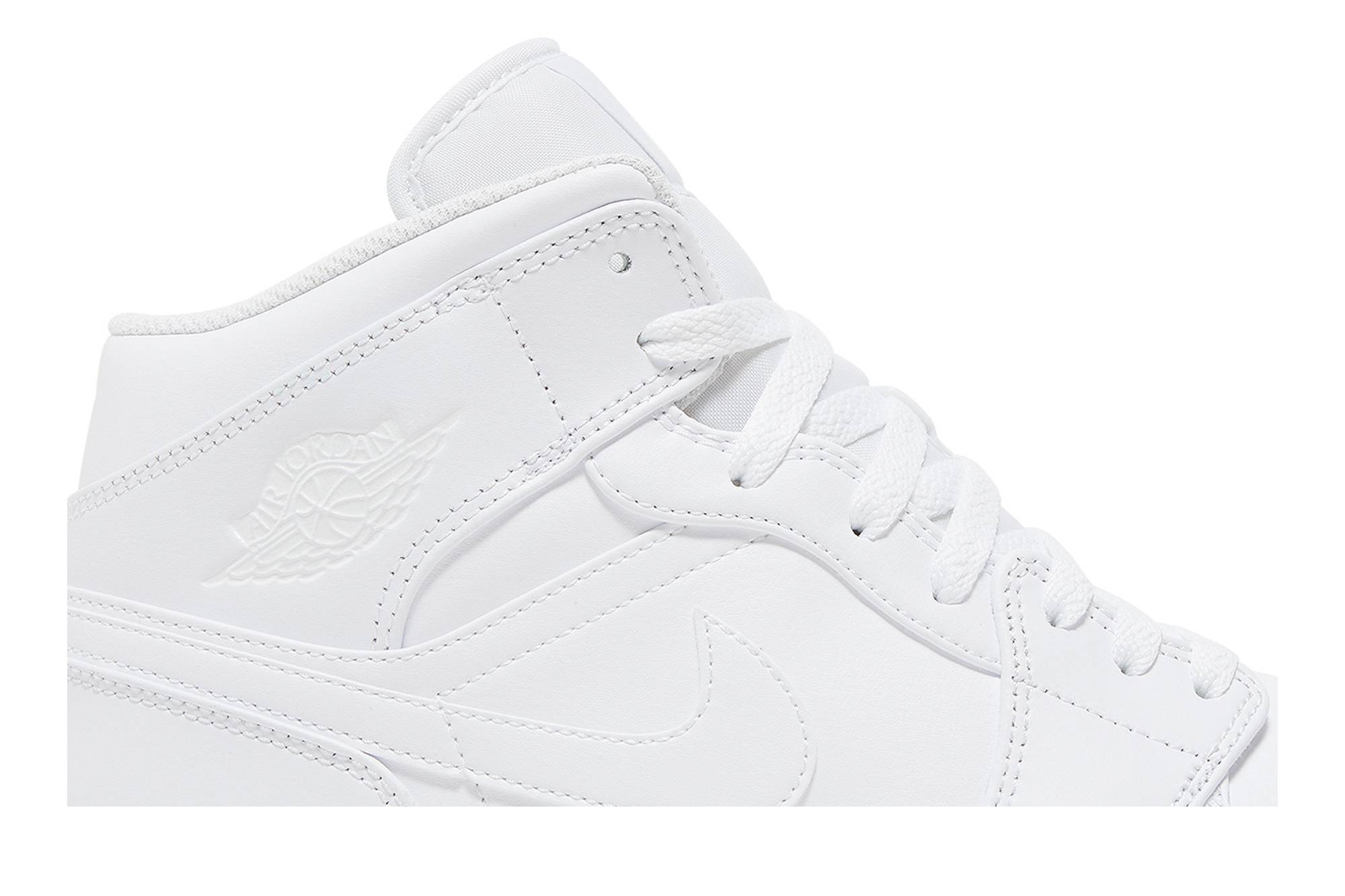 Air Jordan 1 Mid 'Triple White' 2022 554724-136-5