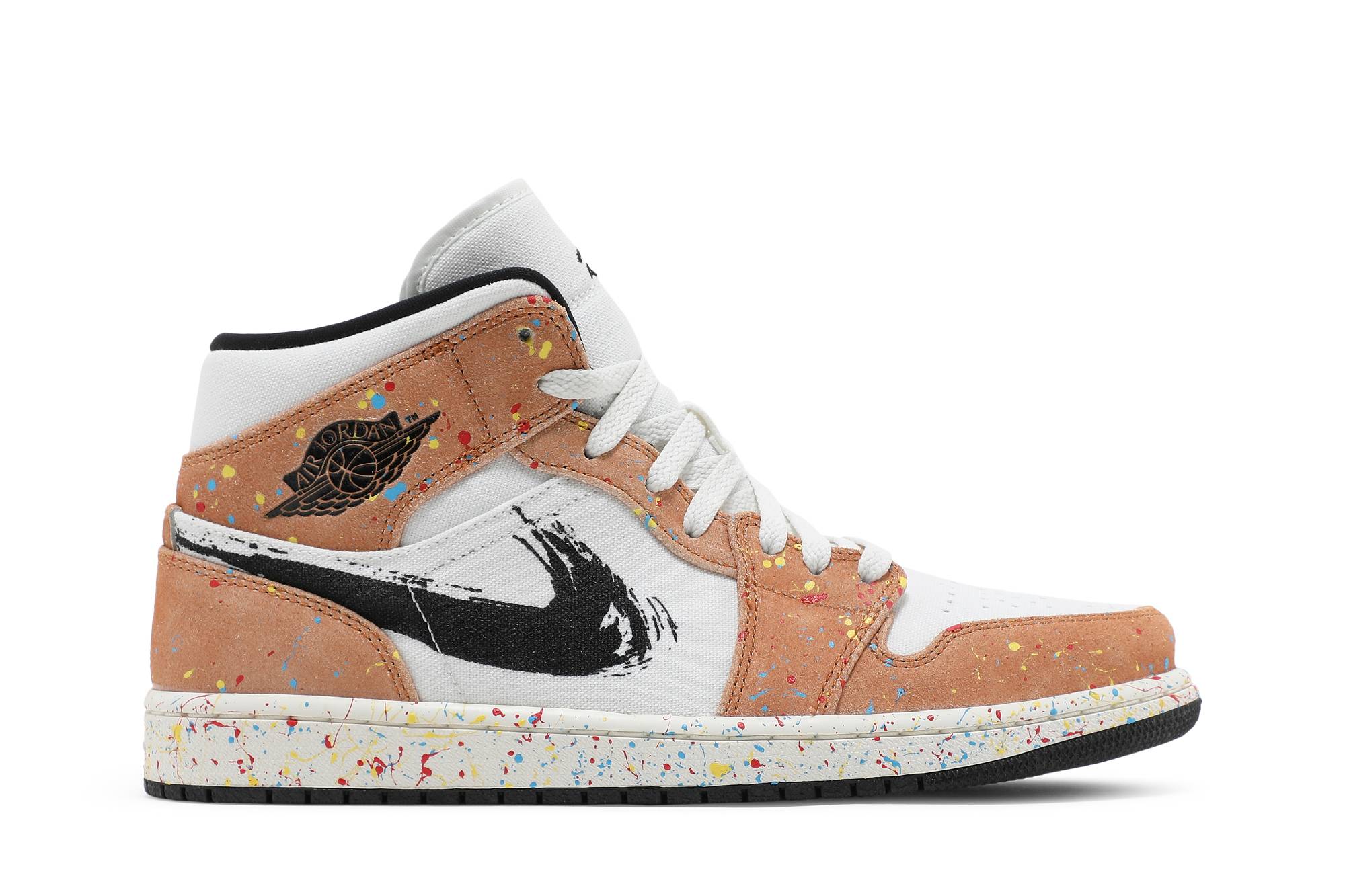 Air Jordan 1 Mid SE 'Brushstroke Paint Splatter' DA8005-100-8