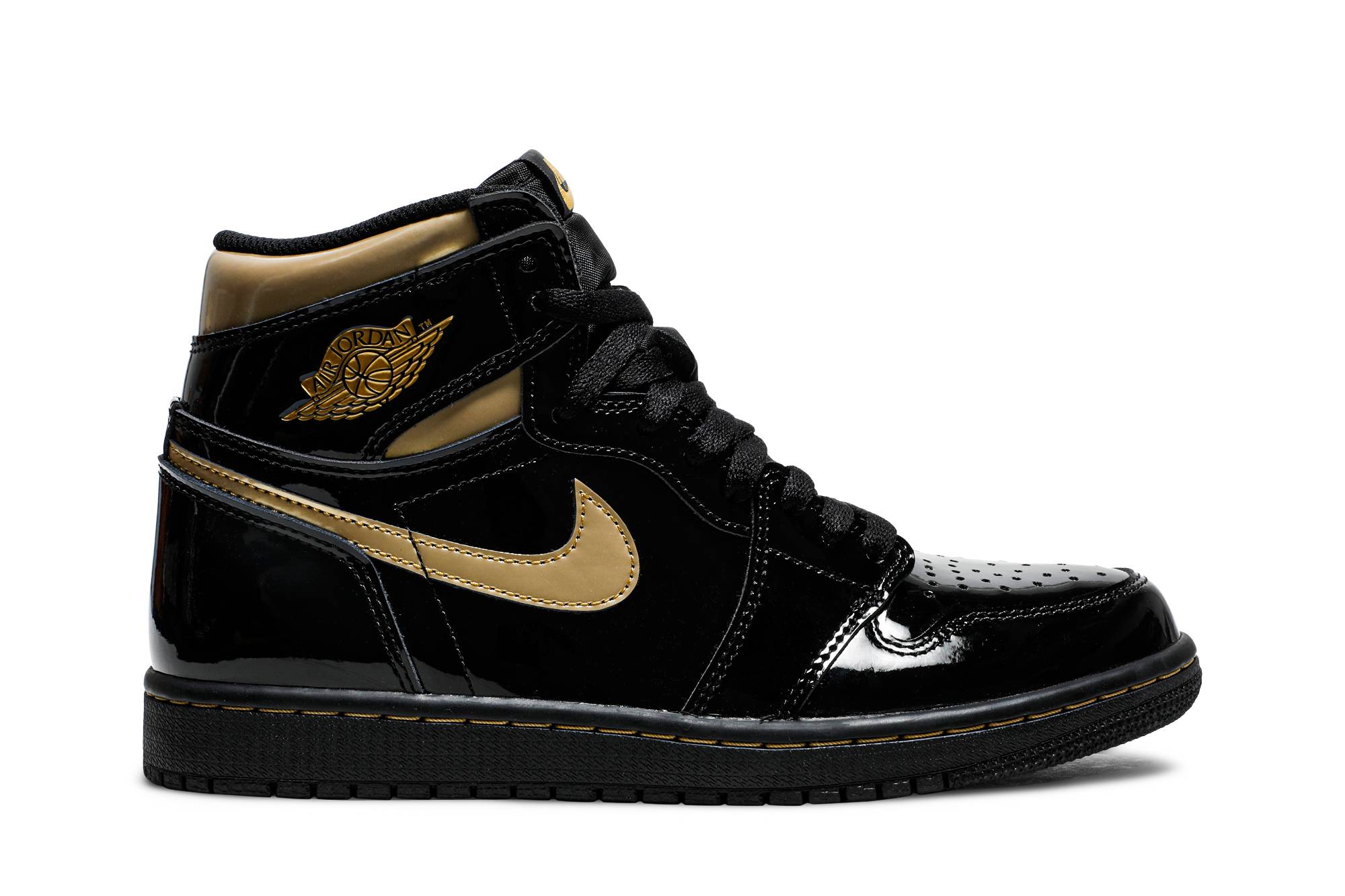 Air Jordan 1 Retro High OG 'Black Metallic Gold' 2020 555088-032-8