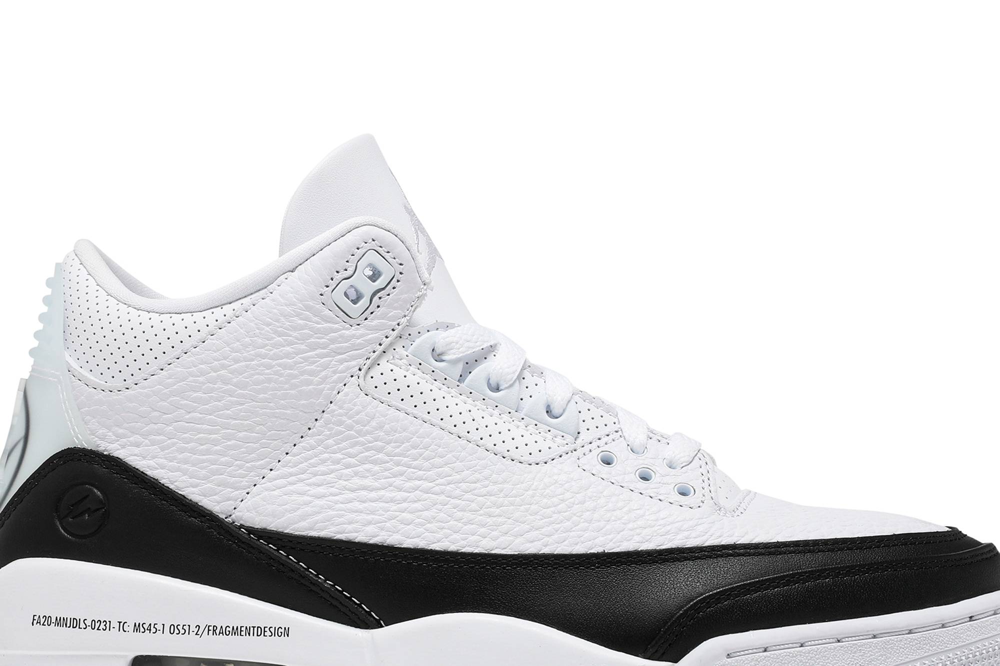 Fragment Design x Air Jordan 3 Retro SP 'White' DA3595-100-7