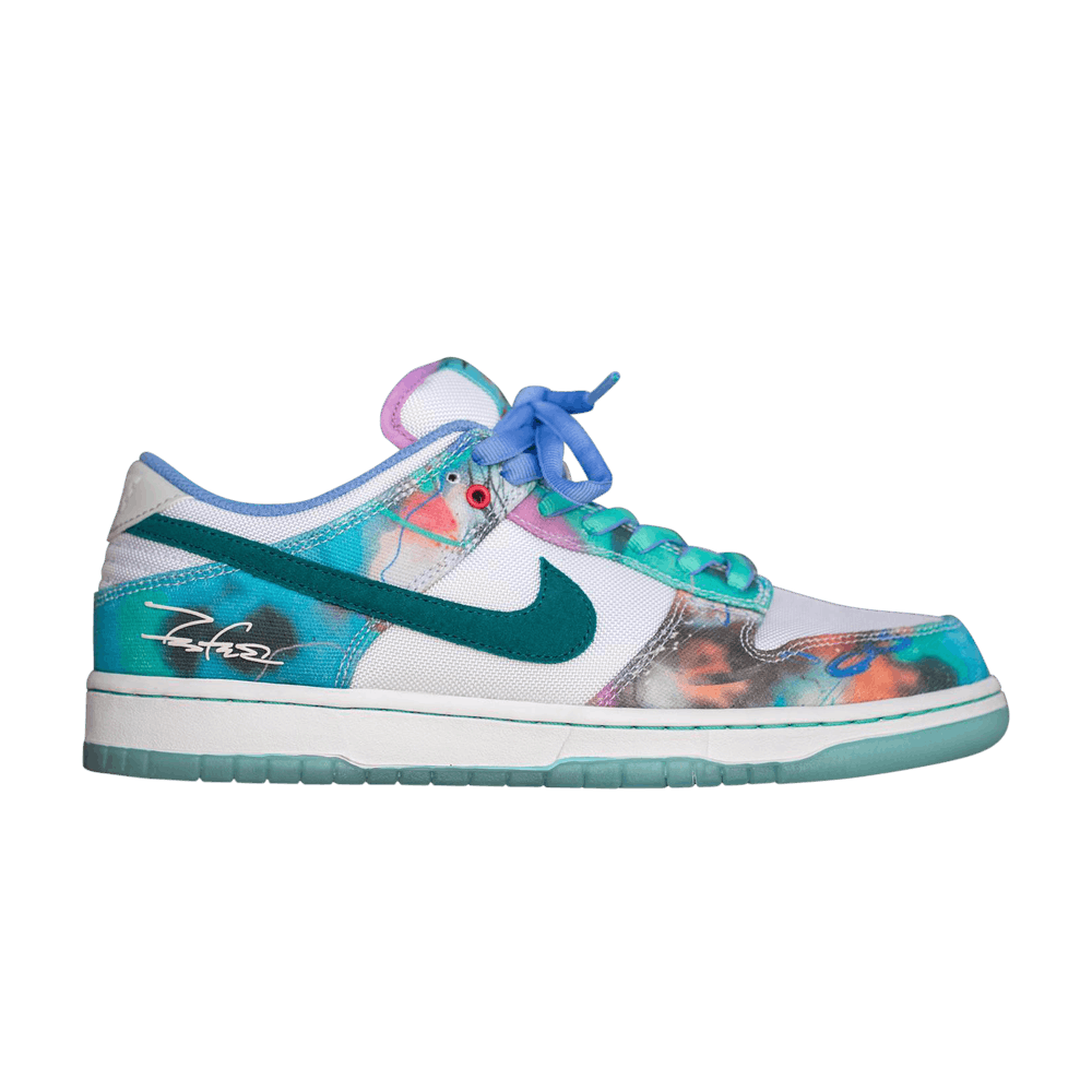 Futura Laboratories x Nike Dunk Low SB 'Bleached Aqua' HF6061-400-1