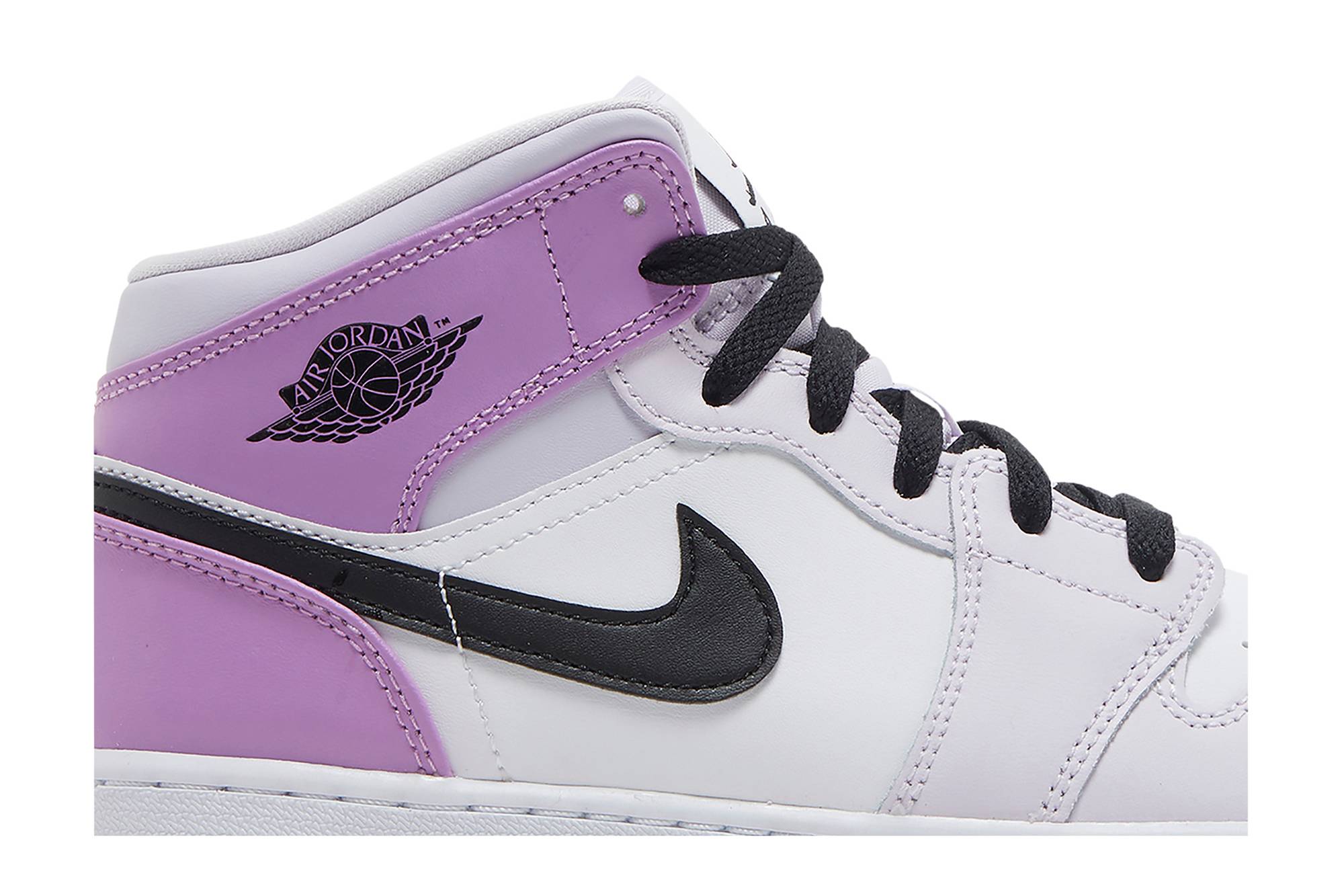 (Grade School) Air Jordan 1 Mid 'Barely Grape' DQ8423-501-6