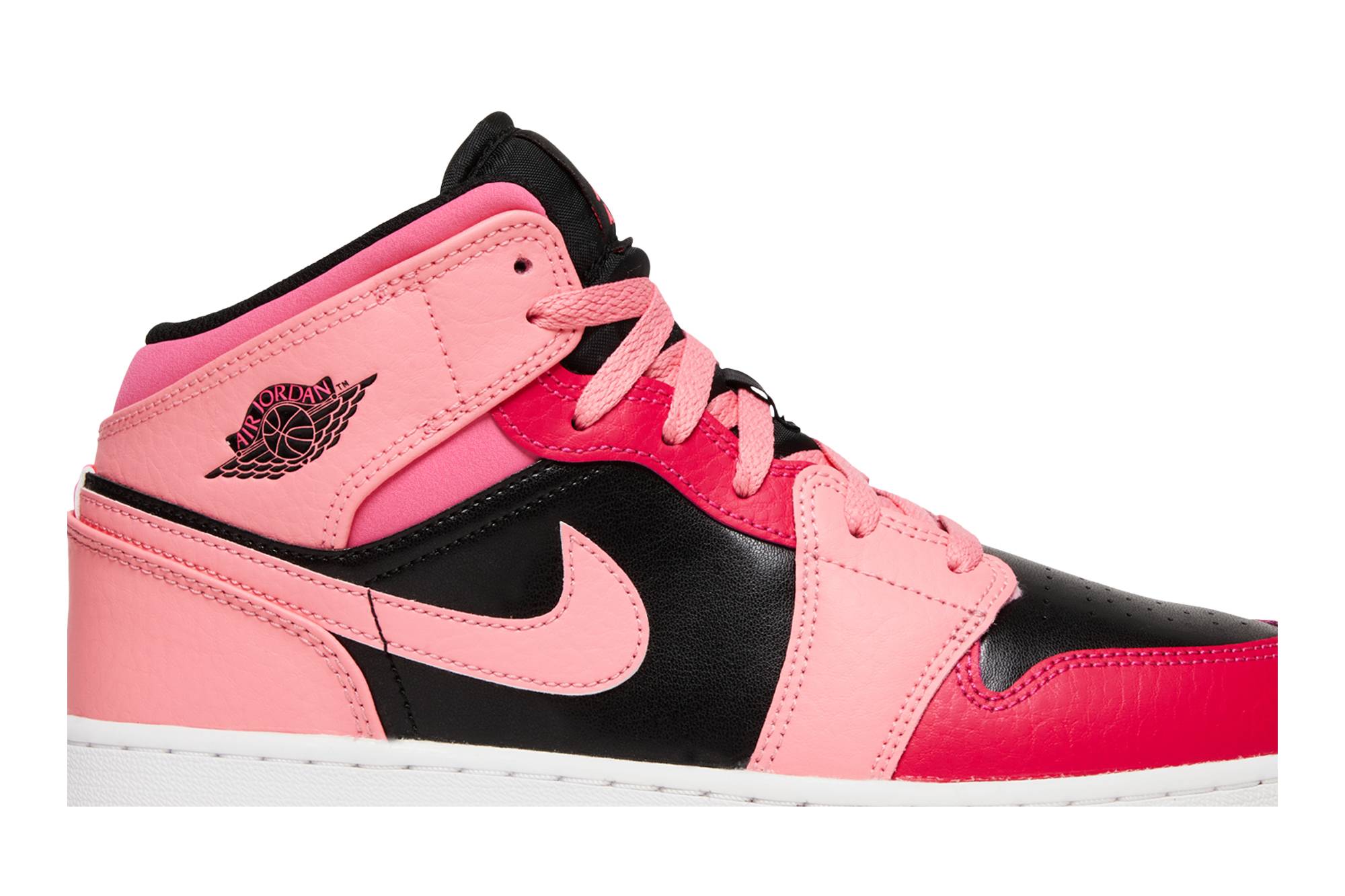 (Grade School) Air Jordan 1 Mid 'Coral Chalk' 554725-662-2