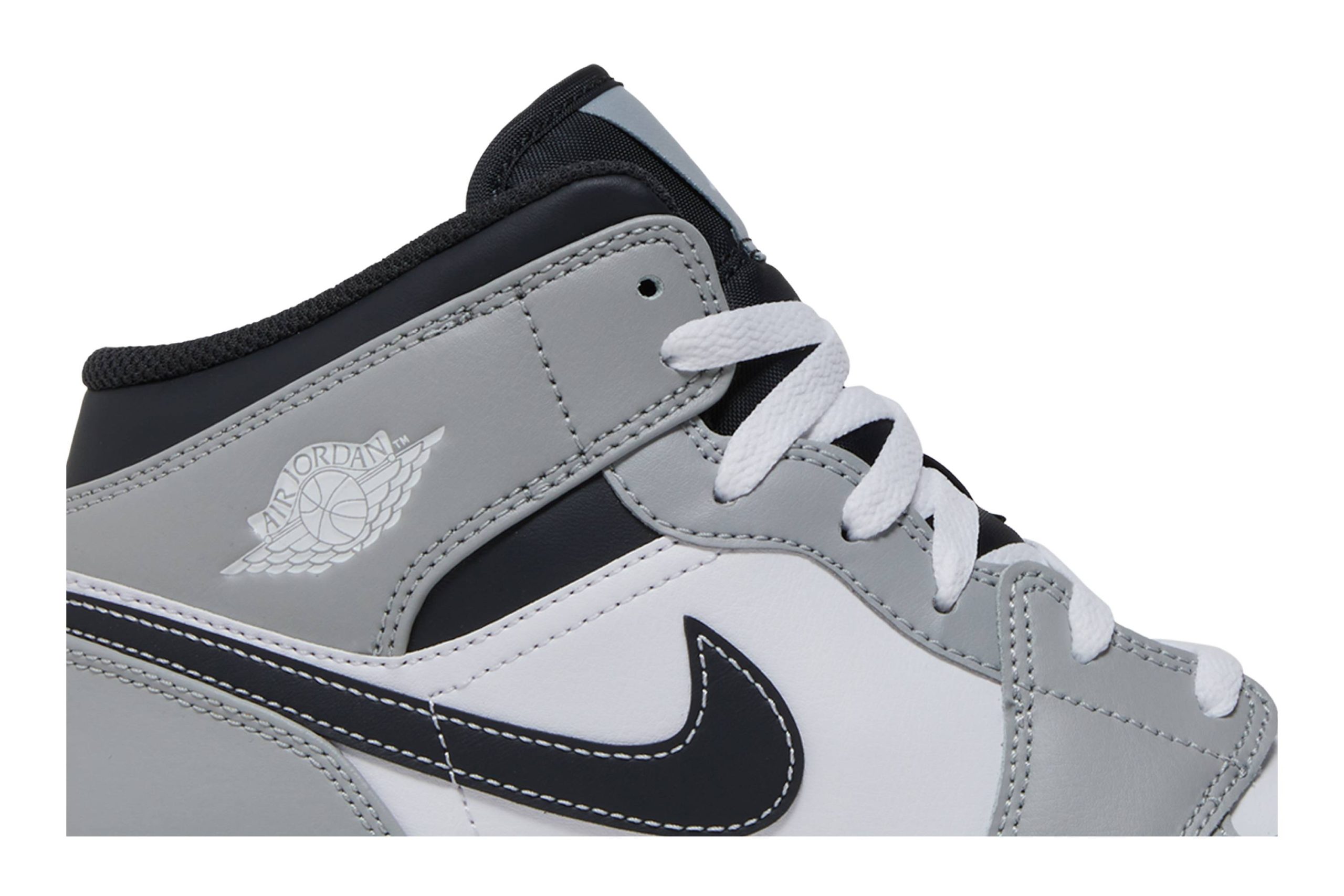 (Grade School) Air Jordan 1 Mid 'Greyscale' 554725-078-7