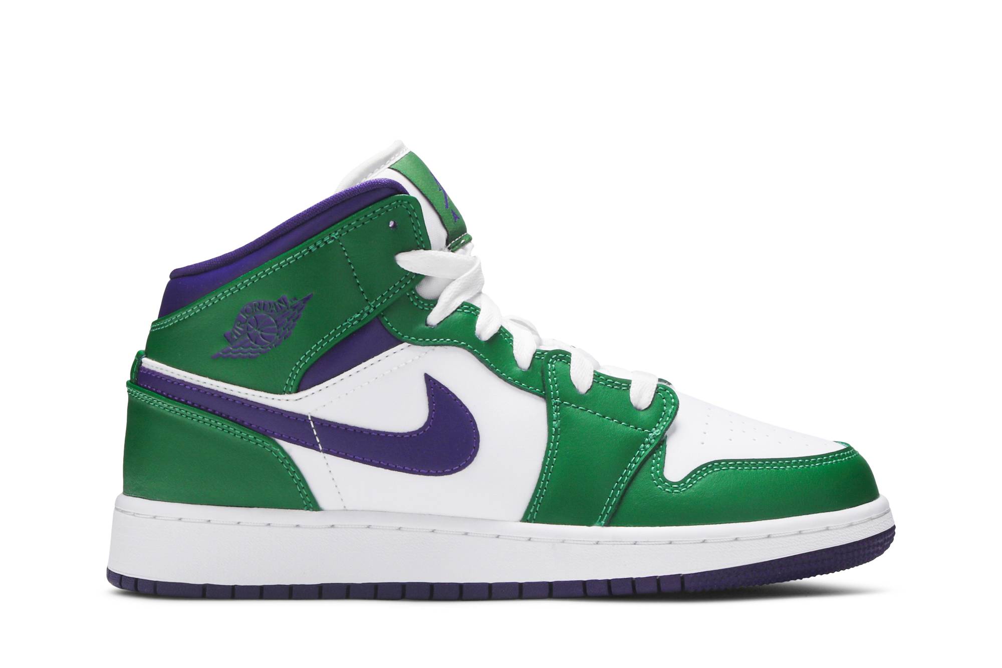 (Grade School) Air Jordan 1 Mid 'Hulk' 554725-300-8