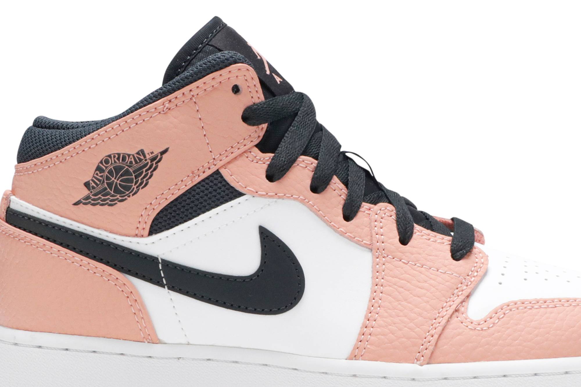 (Grade School) Air Jordan 1 Mid 'Pink Quartz' 555112-603-7