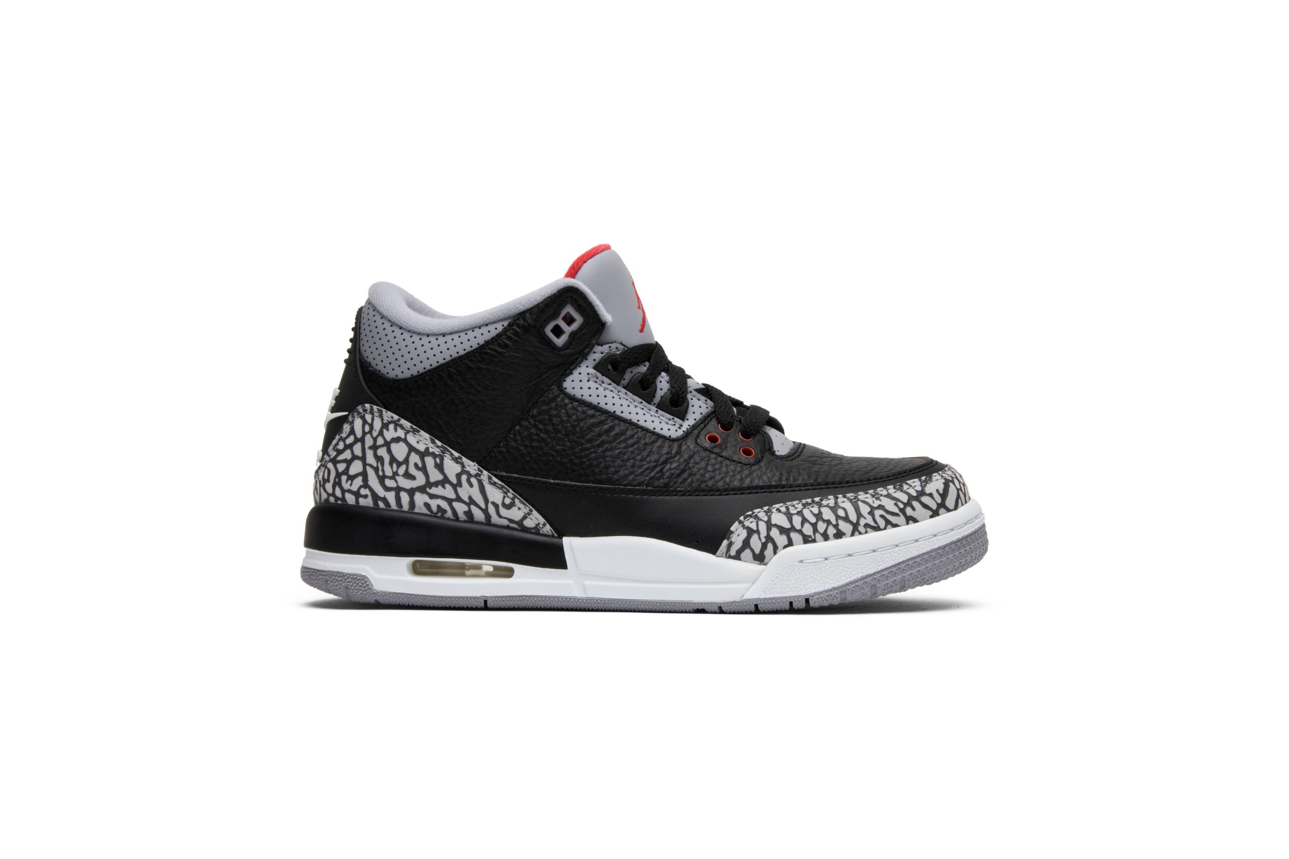 (Grade School) Air Jordan 3 Retro OG 'Black Cement' 2018 854261-001-8