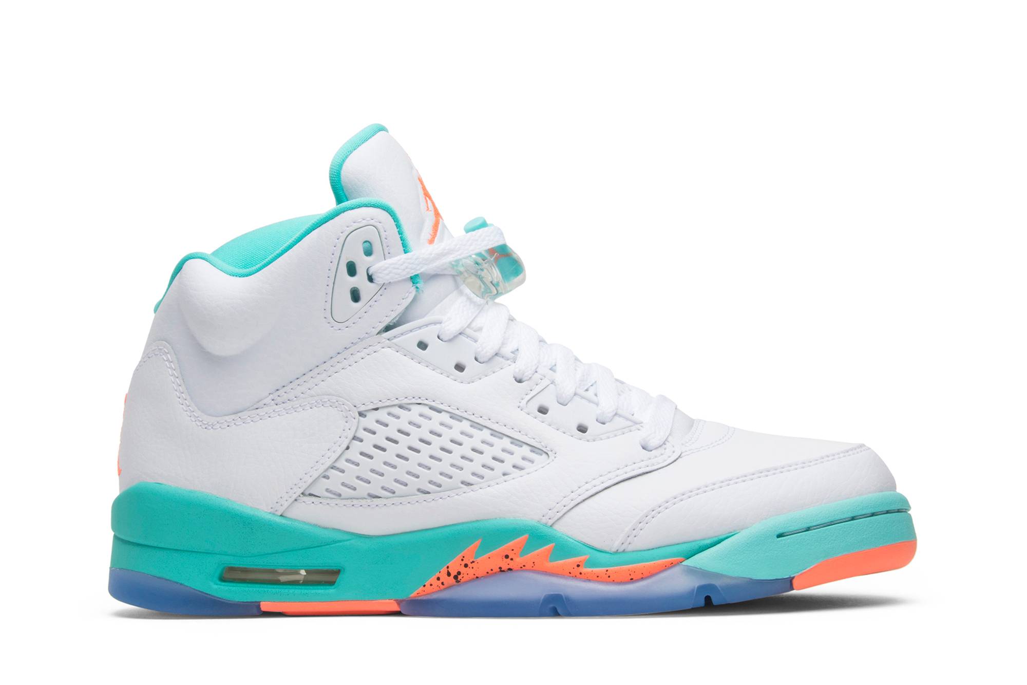 (Grade School) Air Jordan 5 Retro 'Light Aqua' 440892-100-8