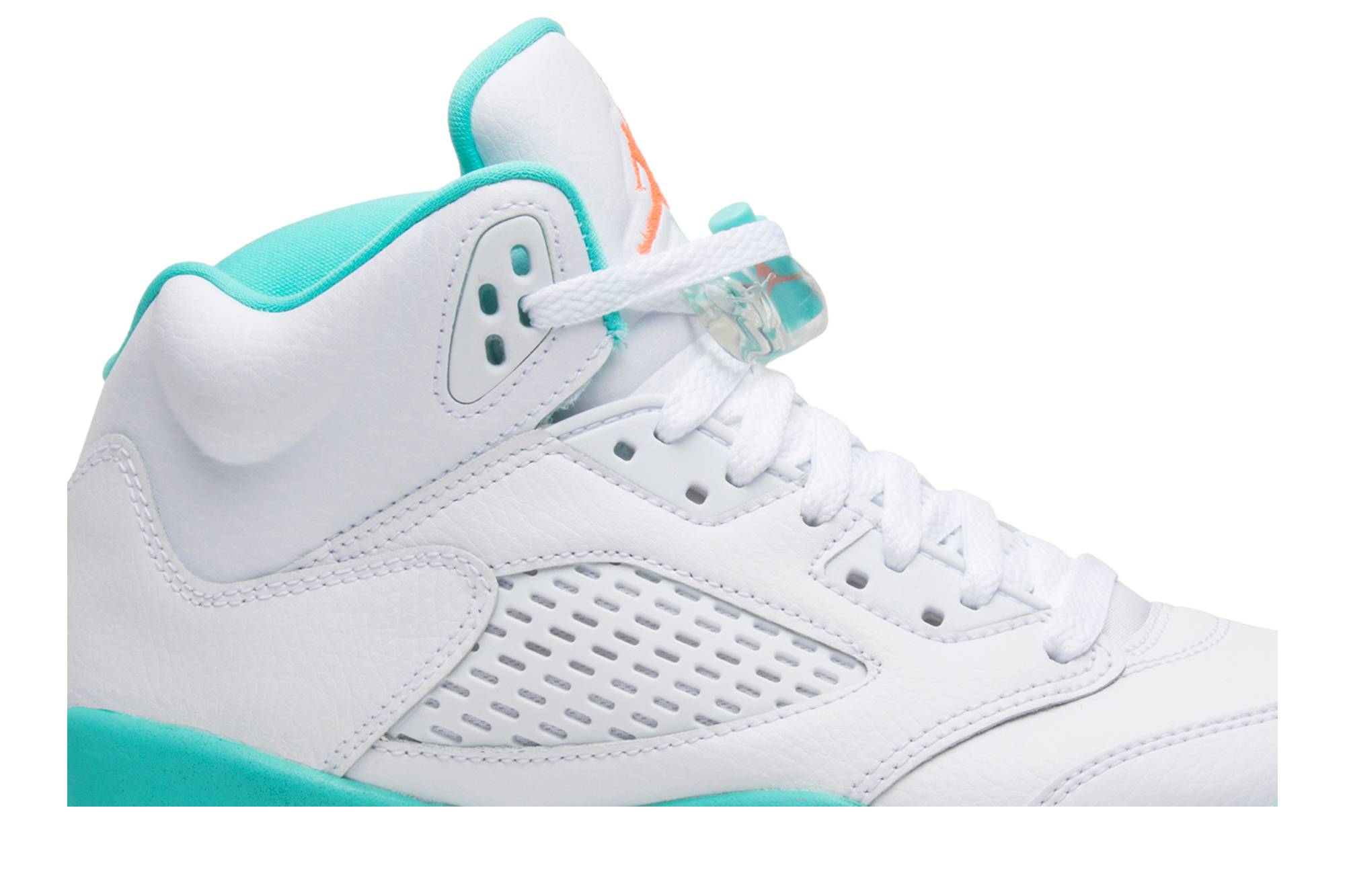 (Grade School) Air Jordan 5 Retro 'Light Aqua' 440892-100-5