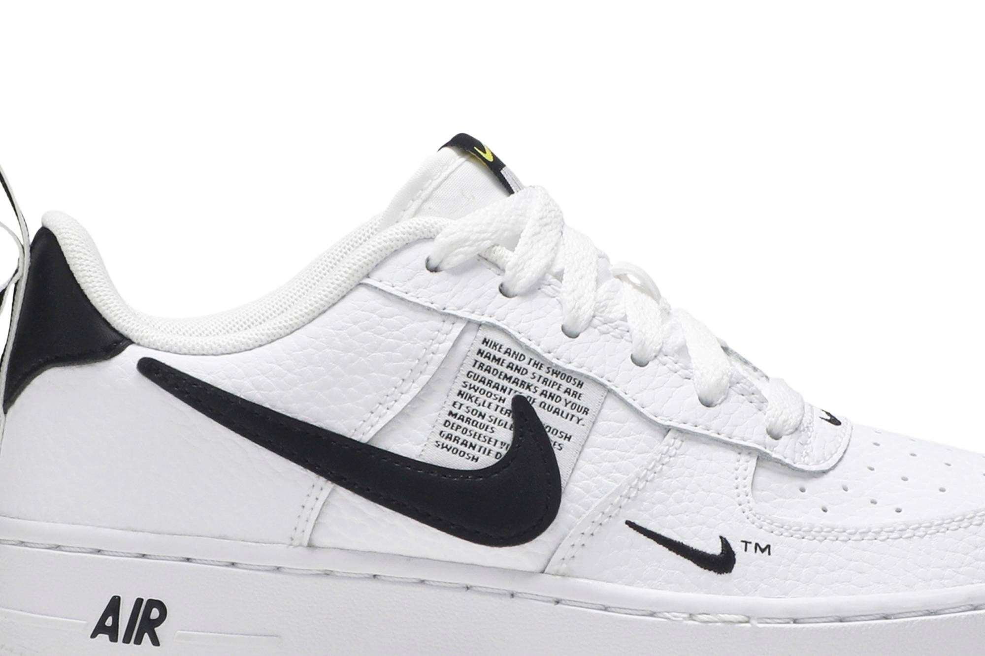 (Grade School) Nike Air Force 1 Low Utility White Black AR1708-100-7