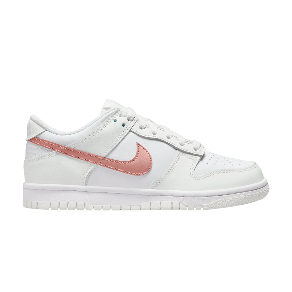 (Grade School) Nike Dunk Low 'White Pink' DH9765-100-6