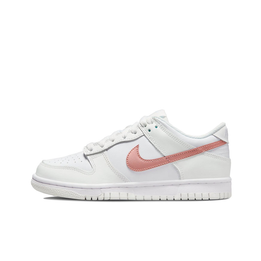 (Grade School) Nike Dunk Low 'White Pink' DH9765-100-5