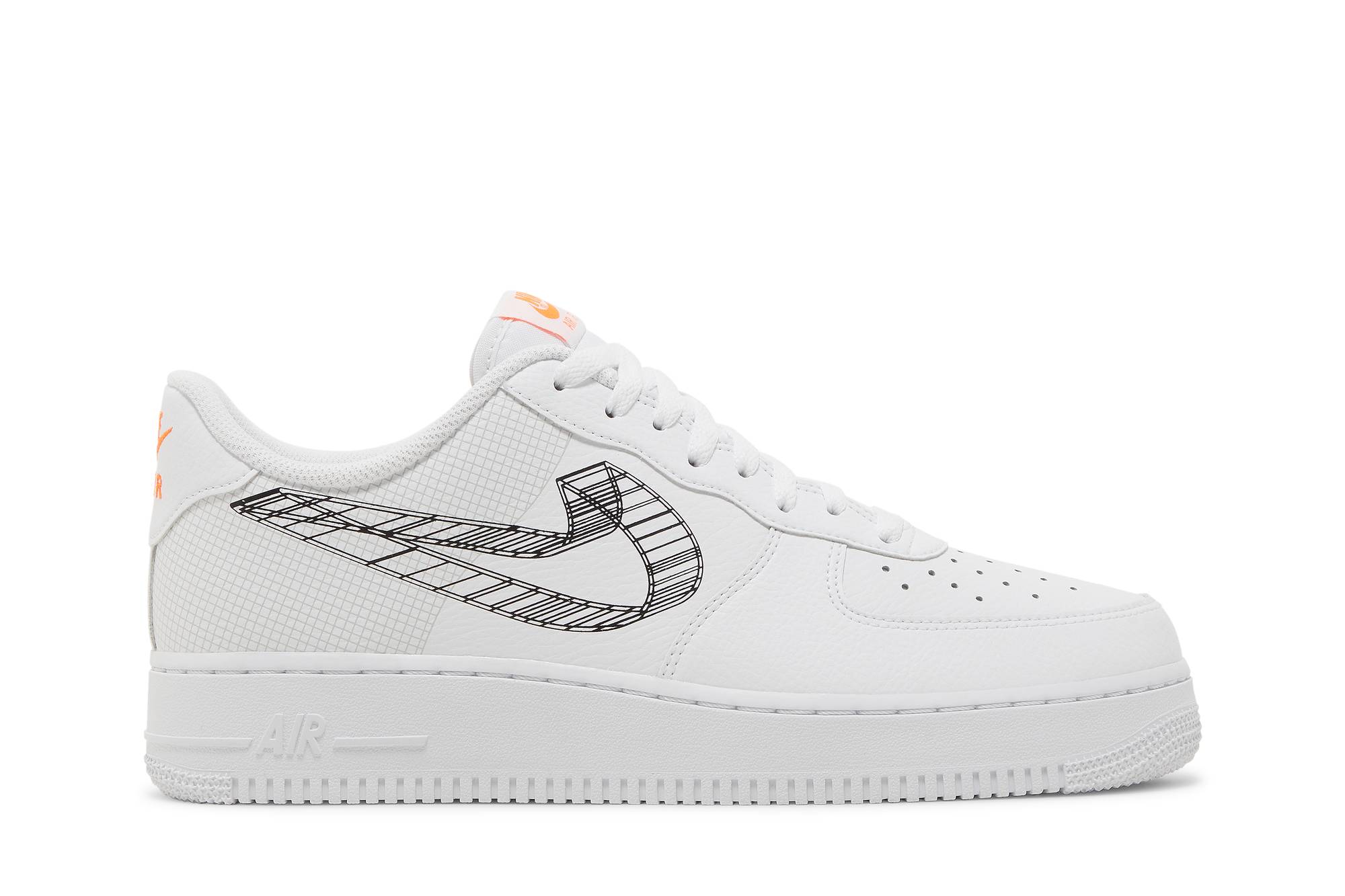 Nike Air Force 1 '07 '3D Swoosh' DR0149-100-8