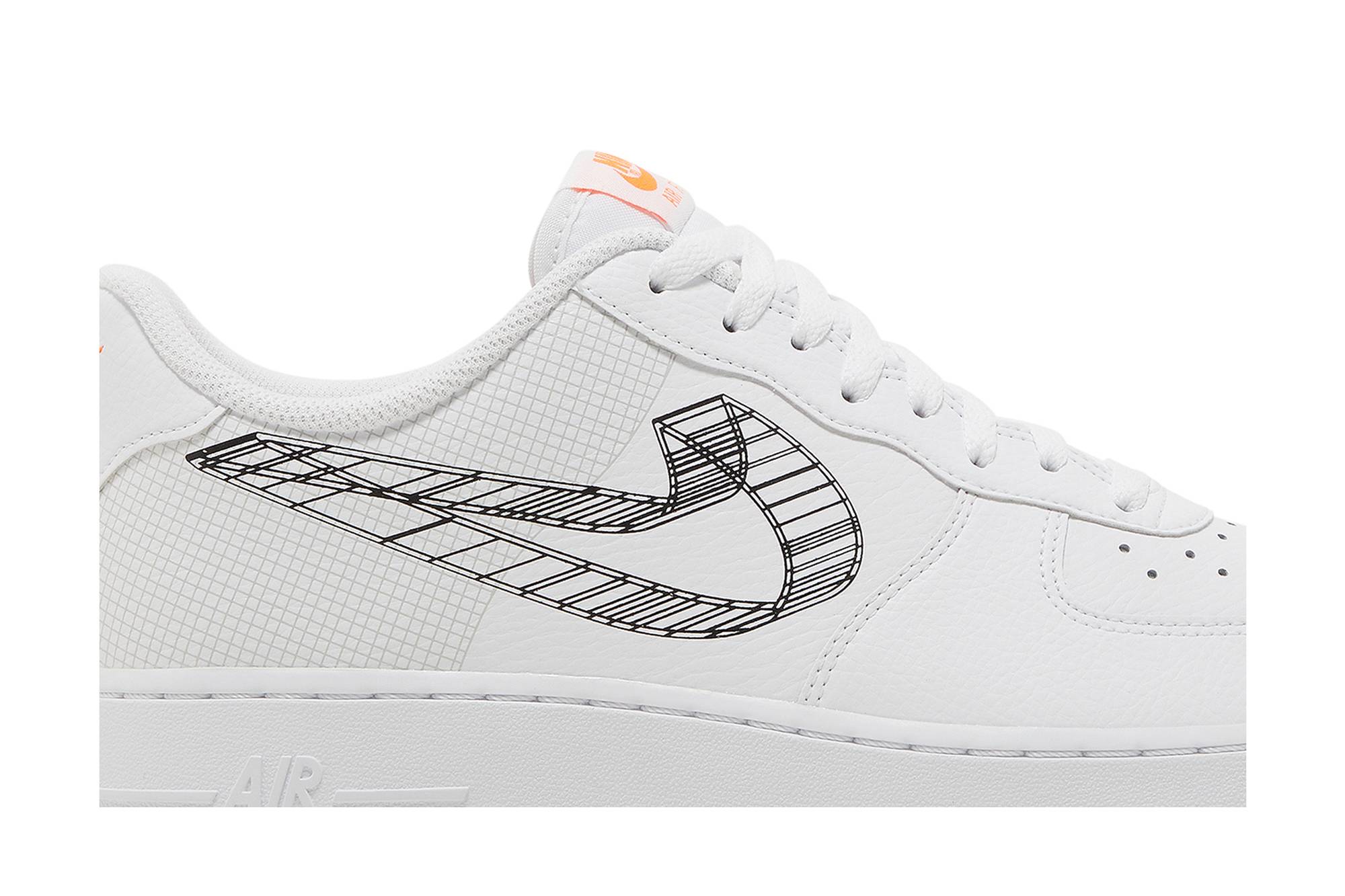 Nike Air Force 1 '07 '3D Swoosh' DR0149-100-6