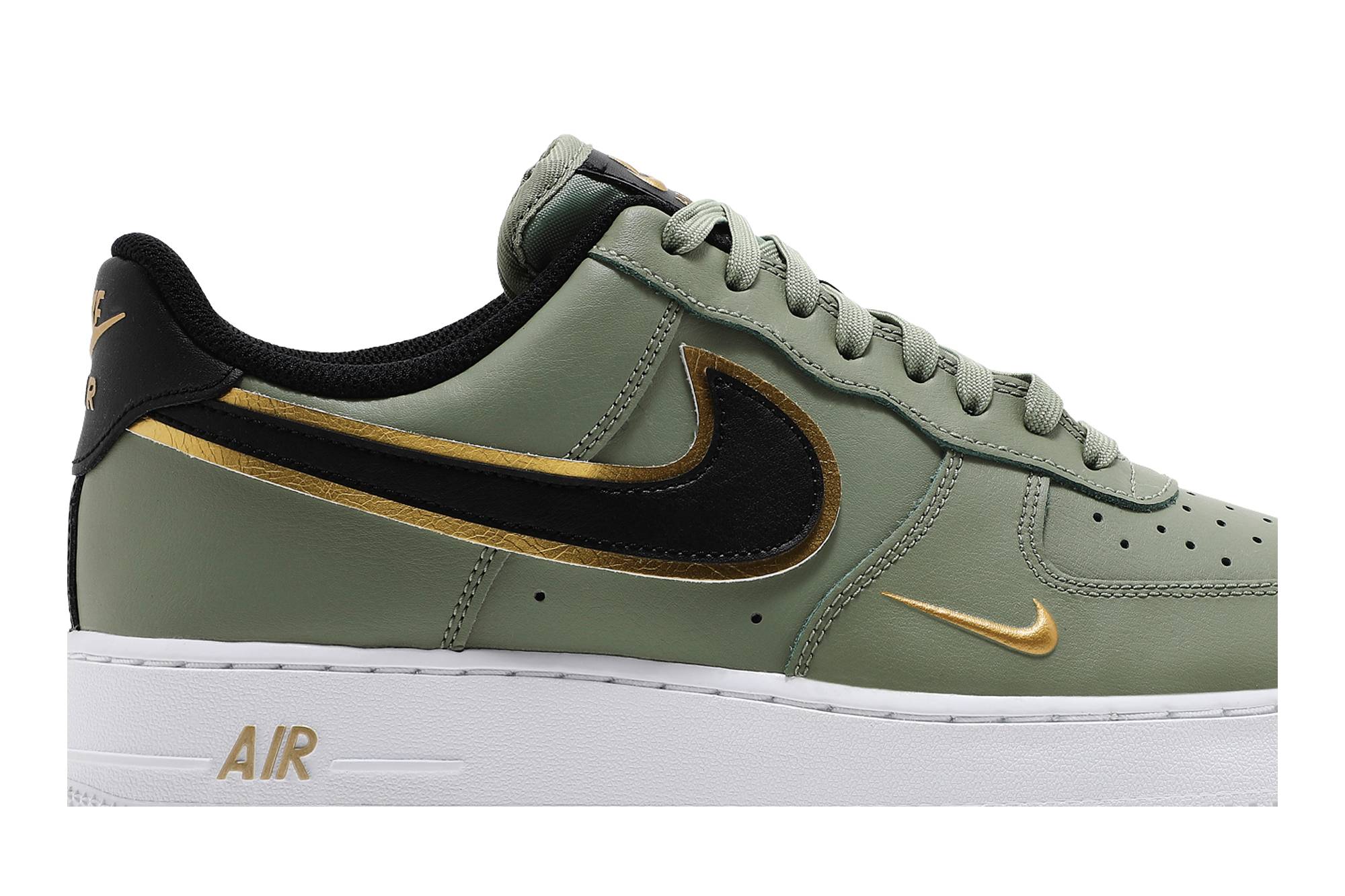 Nike Air Force 1 '07 LV8 'Metallic Swoosh Pack - Oil Green' DA8481-300-8