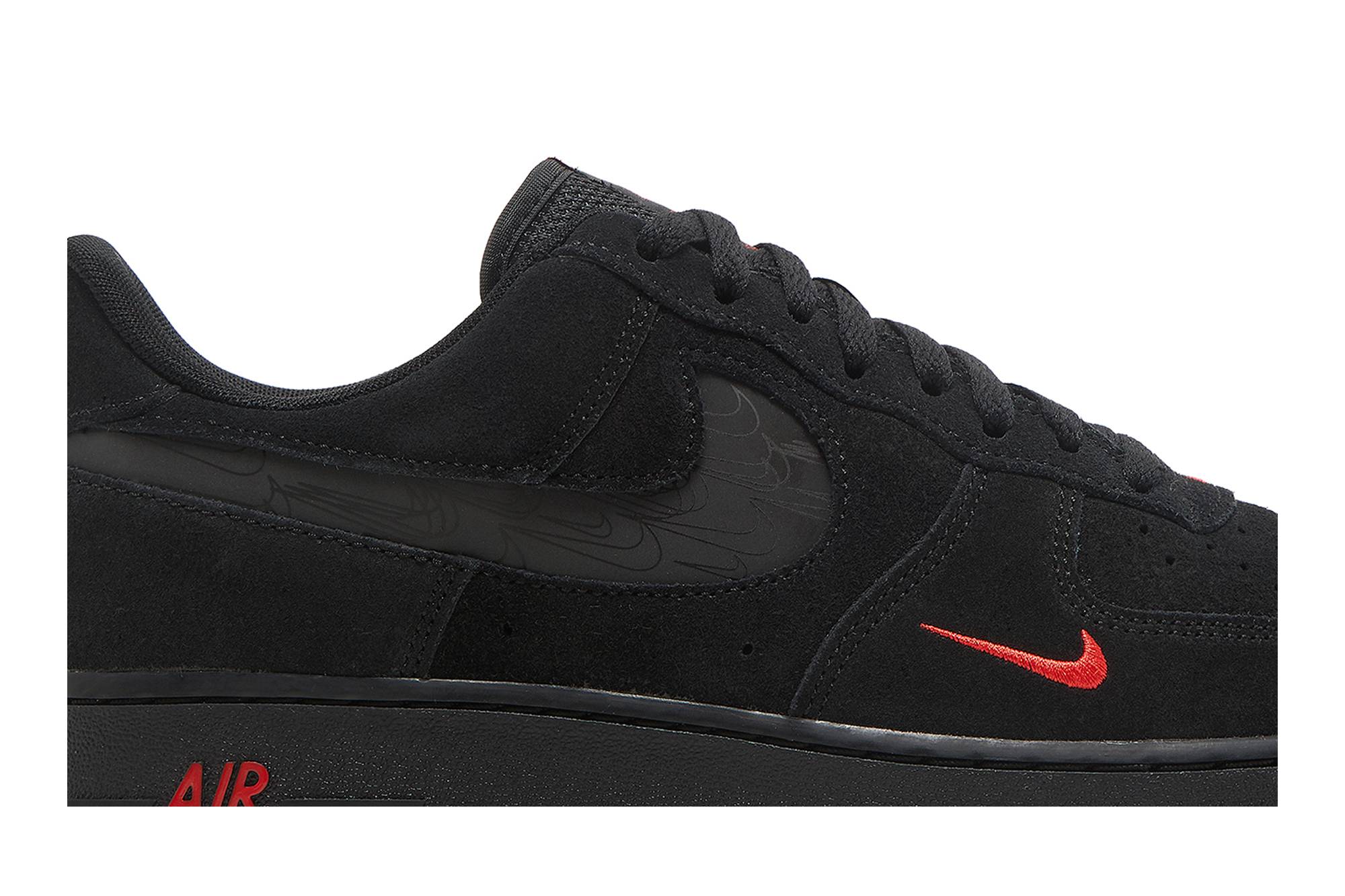 Nike Air Force 1 Low 'Multi-Swoosh Black Orange' DZ4514-001-5