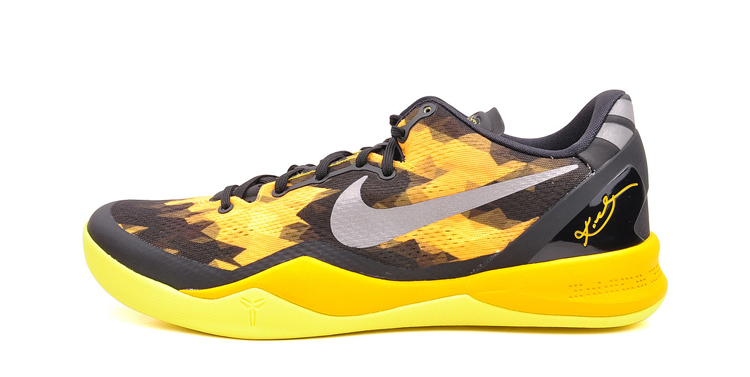 Nike Kobe 8 XDR 'Black Yellow' 555286-077-4