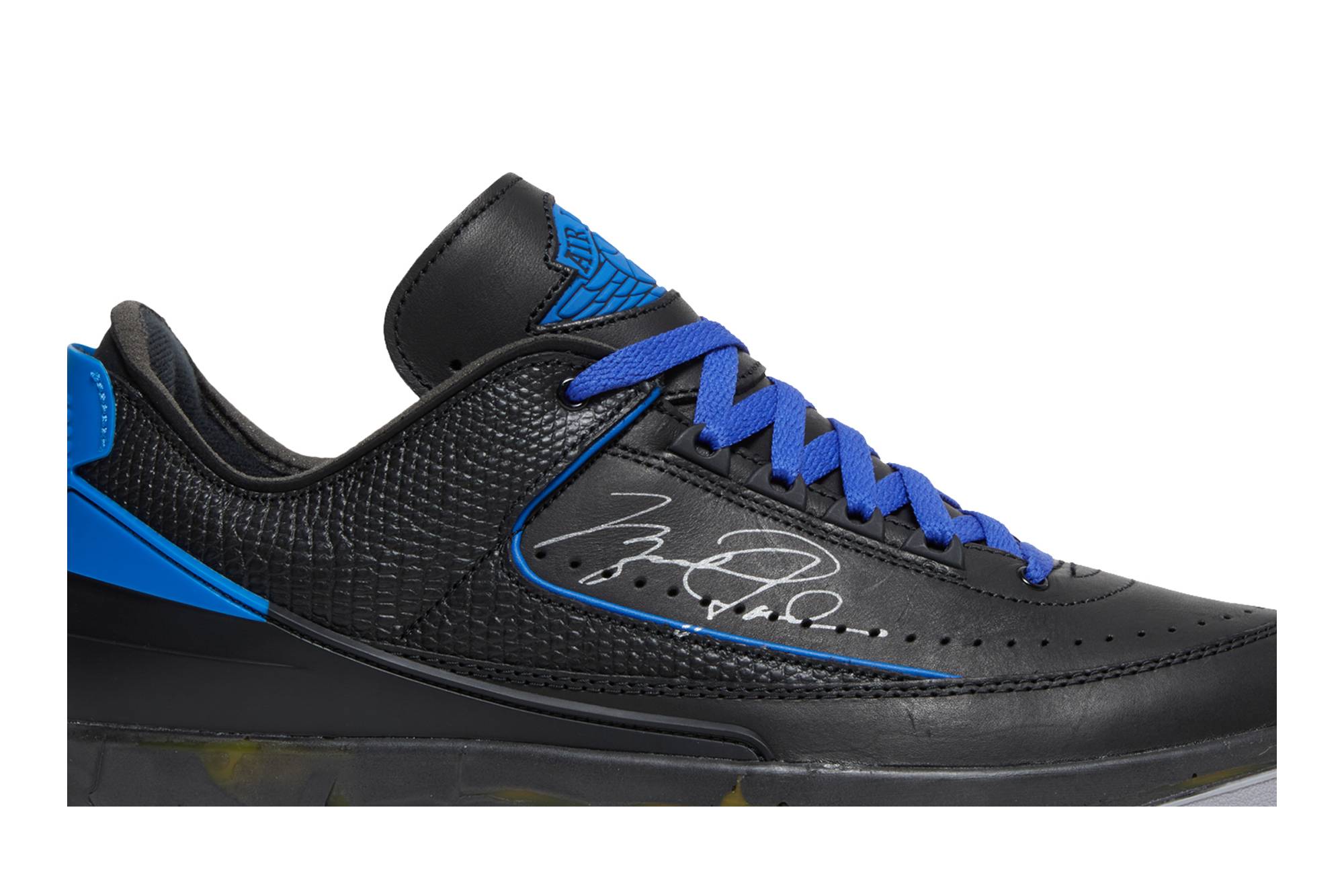 Off-White x Air Jordan 2 Retro Low SP 'Black Royal' DJ4375-004-10