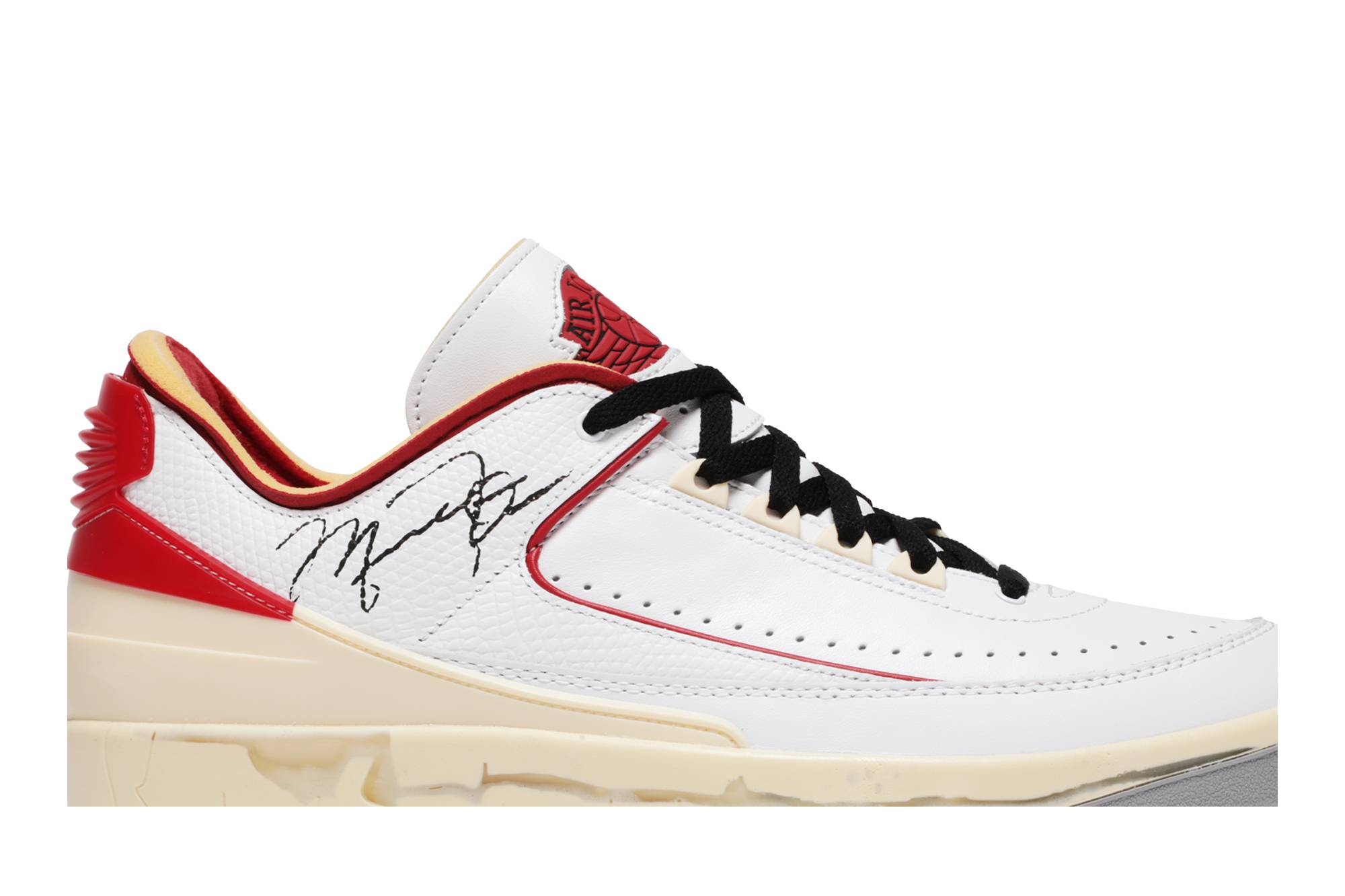 Off-White x Air Jordan 2 Retro Low SP 'White Red' DJ4375-106-9