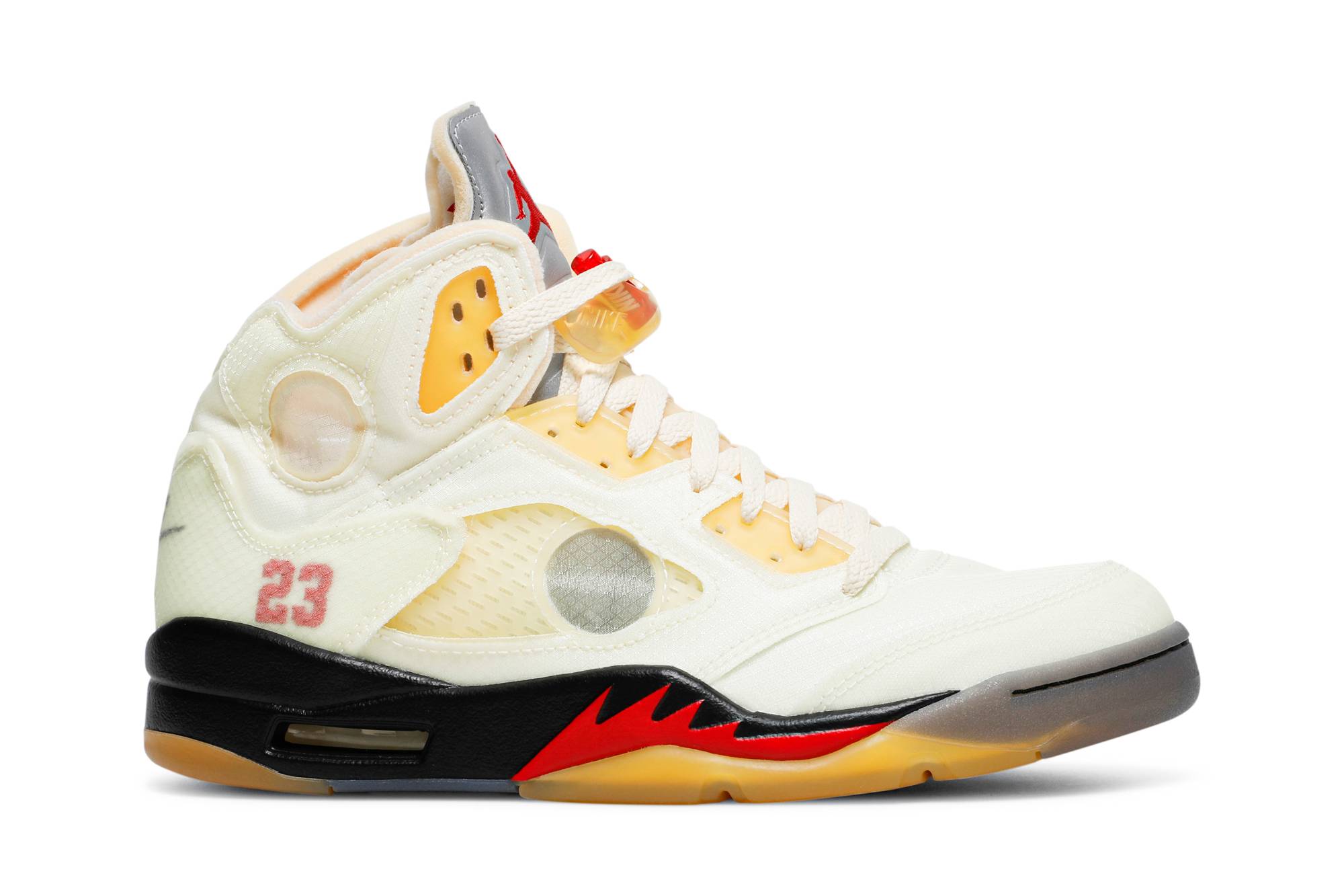 Off-White x Air Jordan 5 SP 'Sail' [also worn by DJ Love] DH8565-100-8