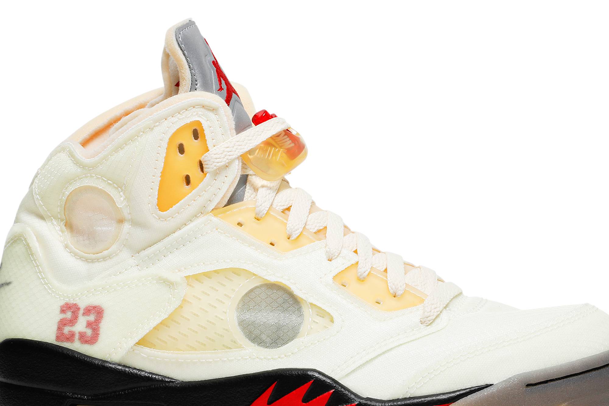 Off-White x Air Jordan 5 SP 'Sail' [also worn by DJ Love] DH8565-100-4