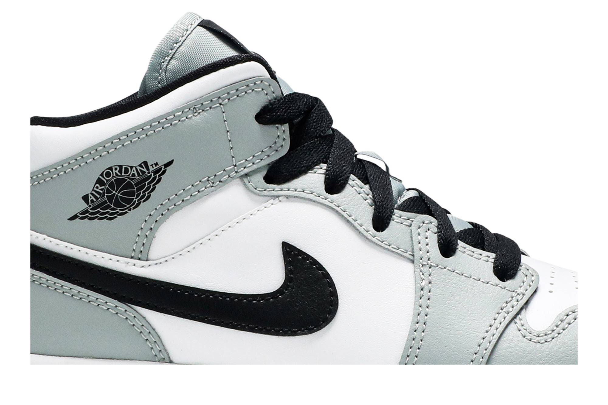 (Preschool) Air Jordan 1 Mid 'Light Smoke Grey' 640734-092-6