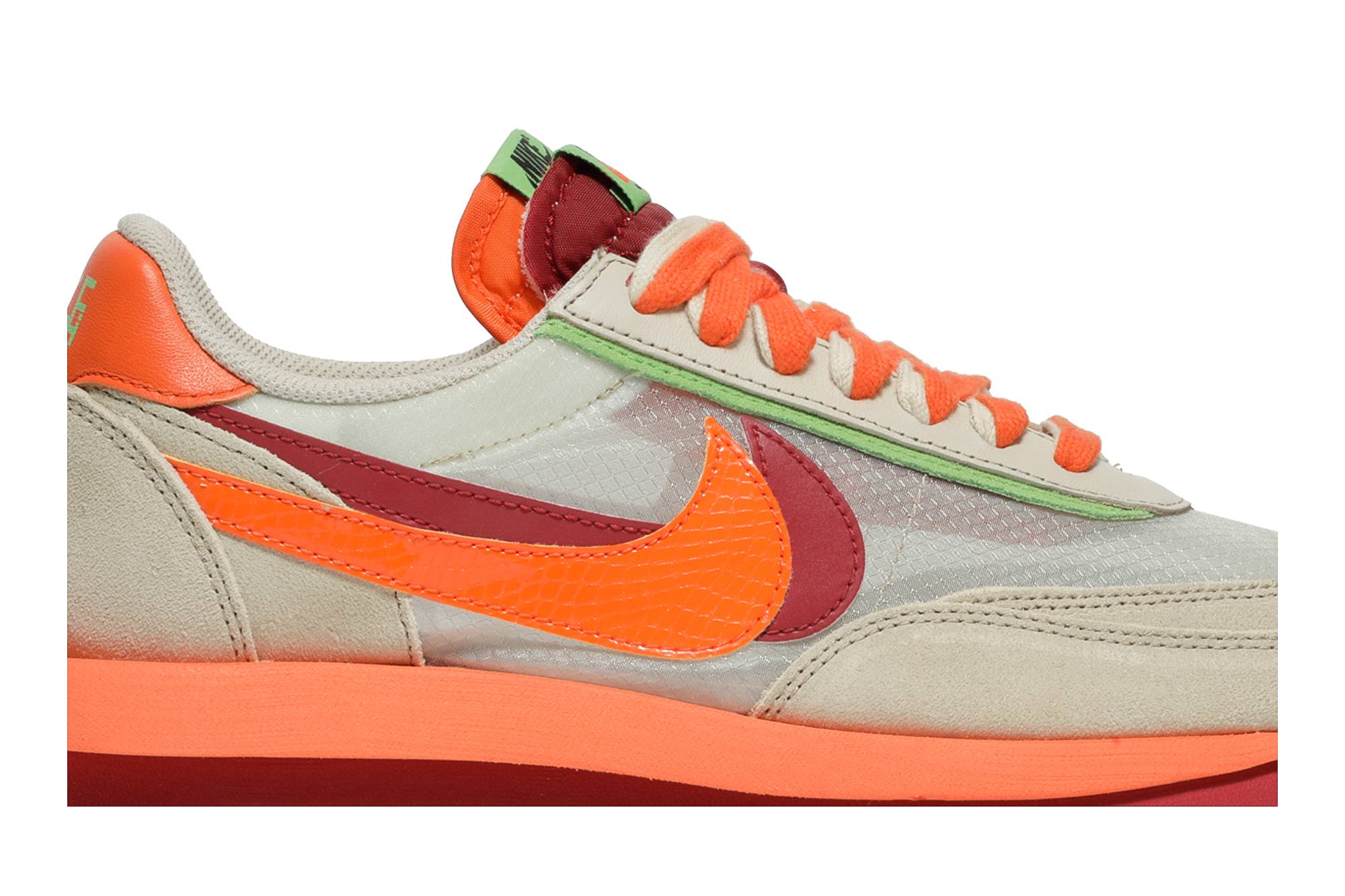 sacai x CLOT x Nike LDWaffle 'Net Orange Blaze' DH1347-100-9