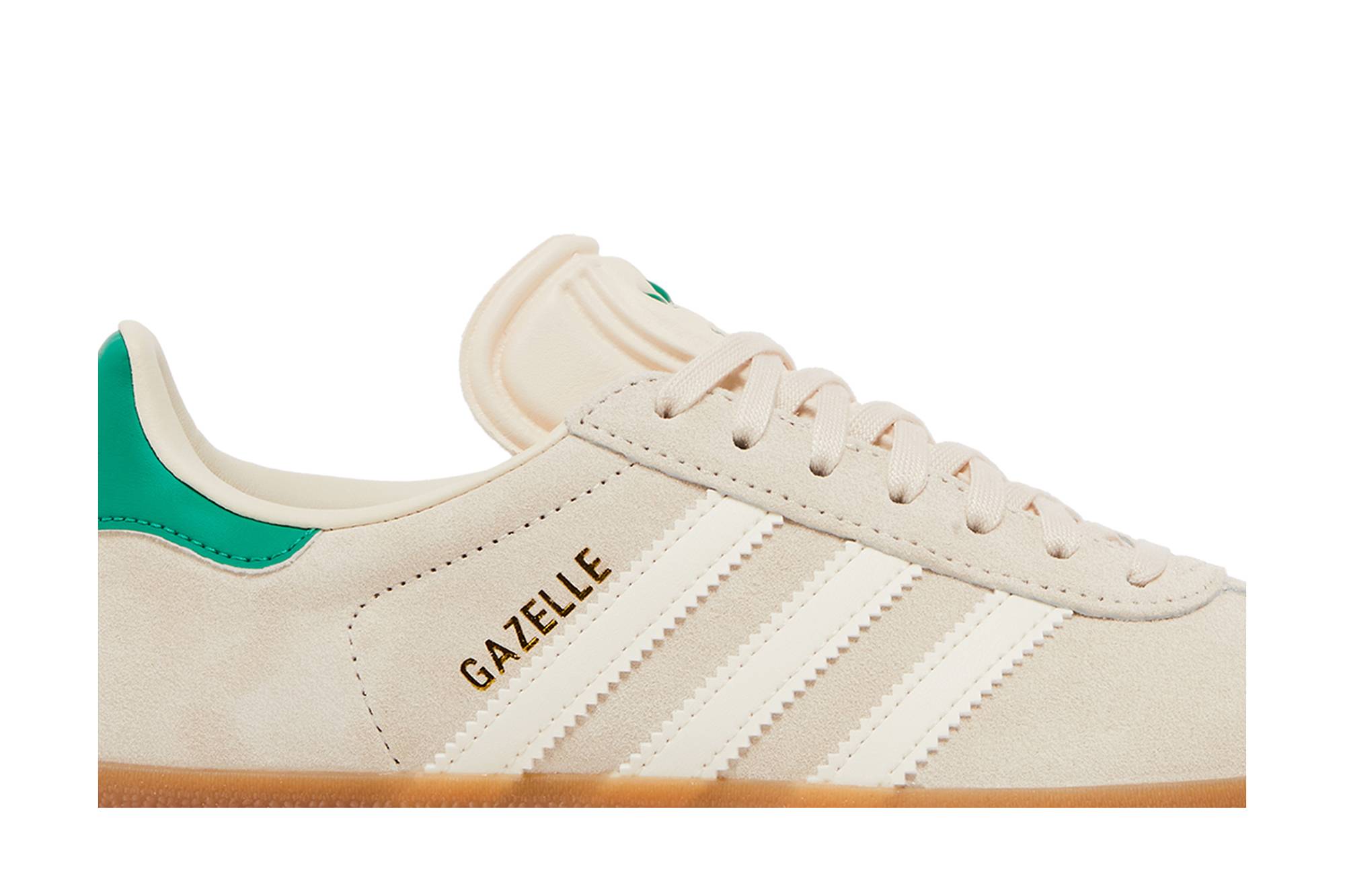 (Women) adidas Gazelle 'Wonder White Green' IF3235-6