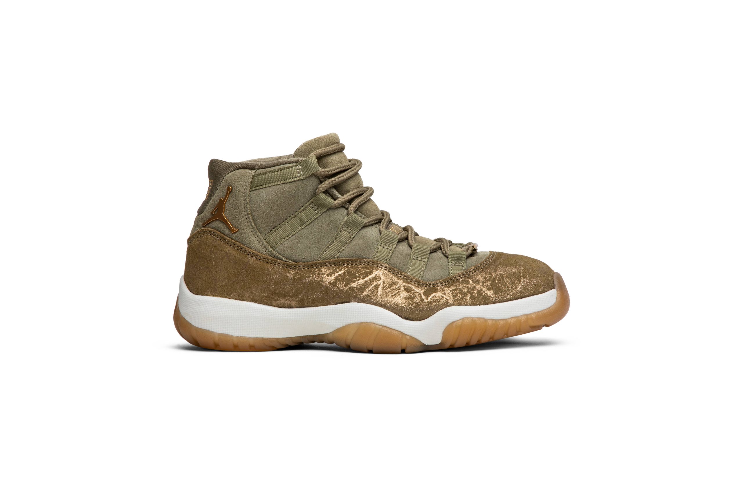 (Women) Air Jordan 11 Retro 'Olive Lux' AR0715-200-8