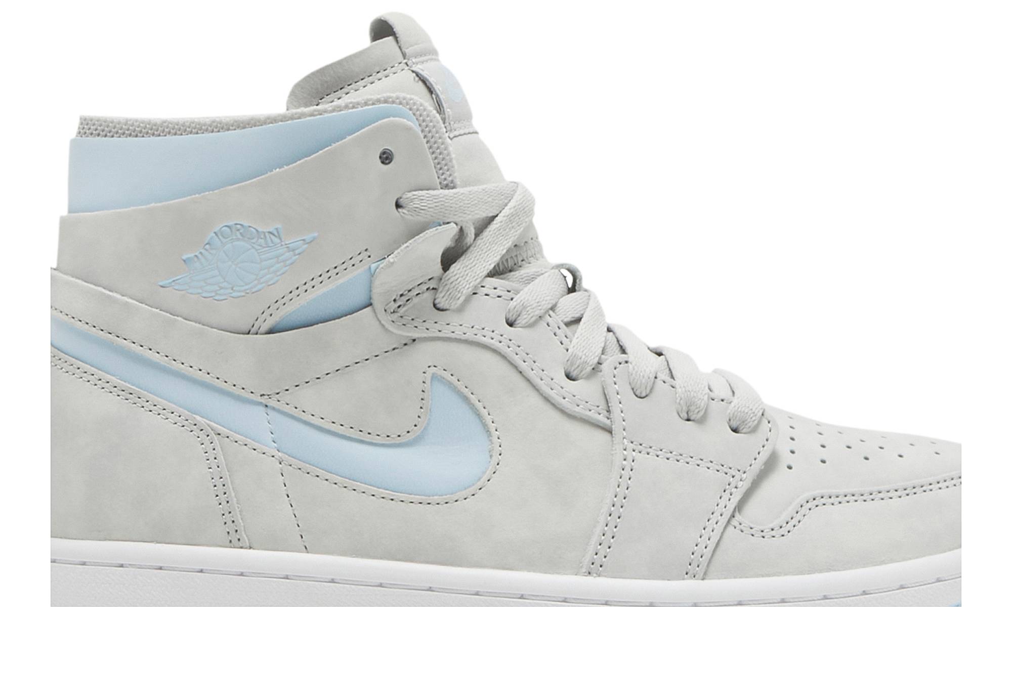 (Women) Air Jordan 1 High Zoom Comfort 'Cool Grey Light Blue' CT0979-004-5