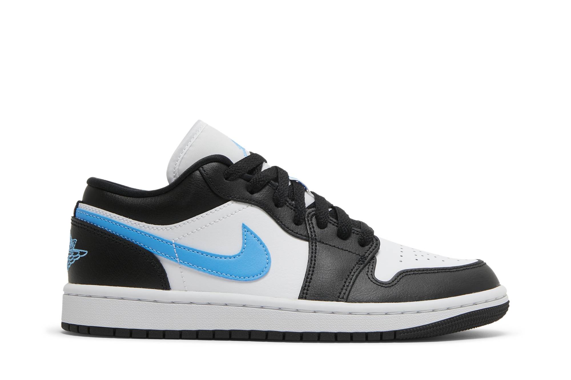 (Women) Air Jordan 1 Low 'Black University Blue' DC0774-041-8