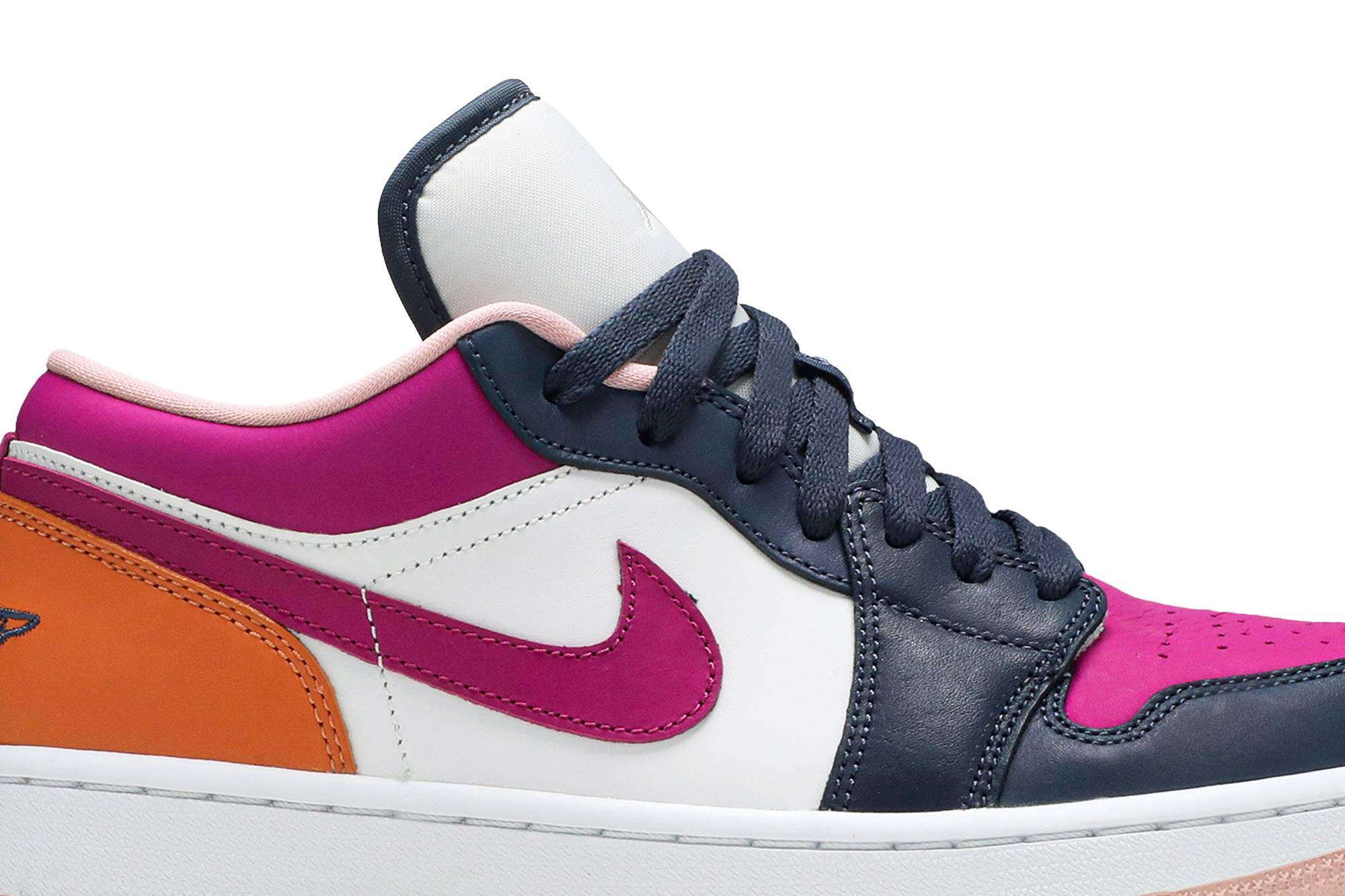 (Women) Air Jordan 1 Low SE 'Mismatched - Purple Magenta' DJ4342-400-2