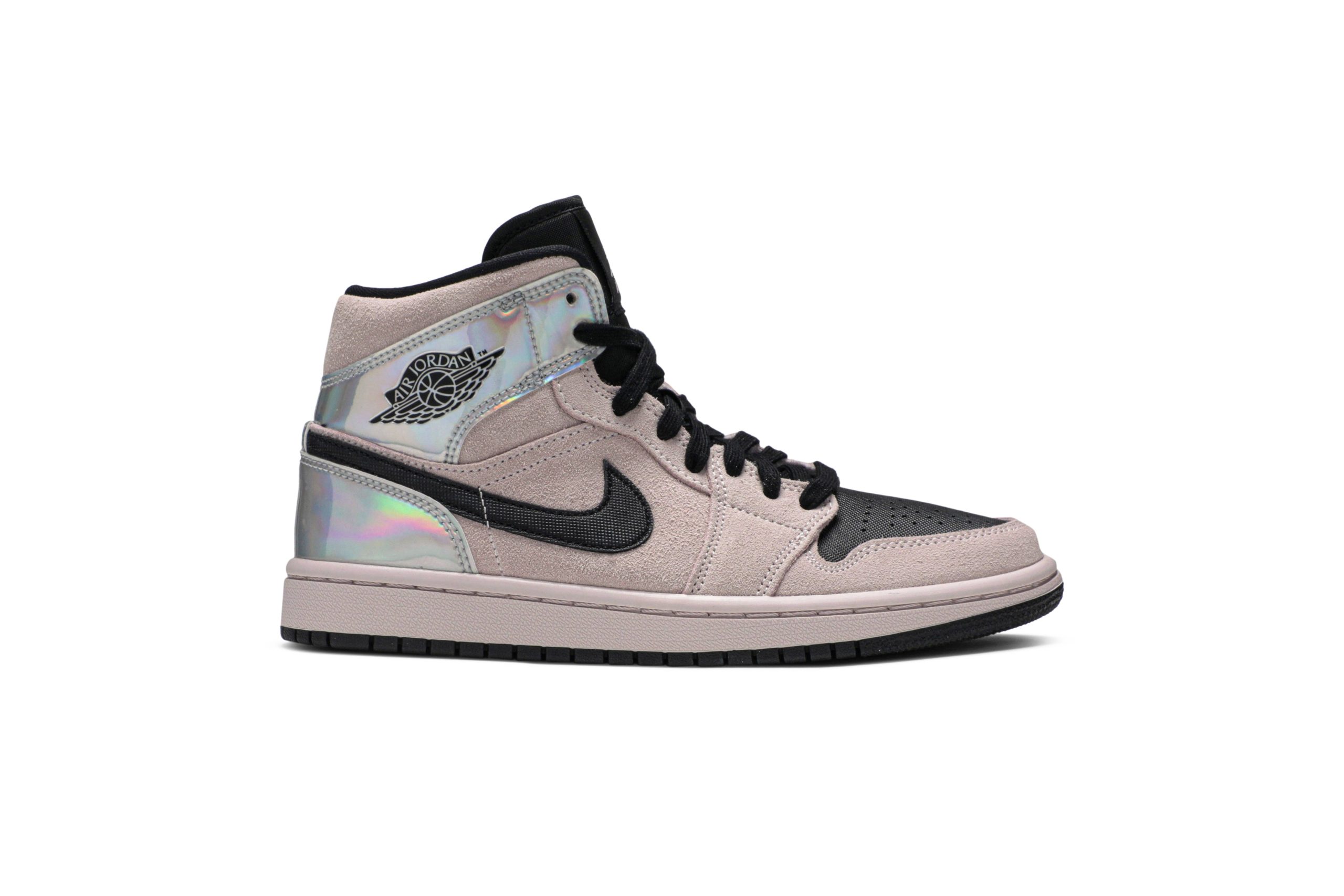 (Women) Air Jordan 1 Mid 'Iridescent' BQ6472-602-8