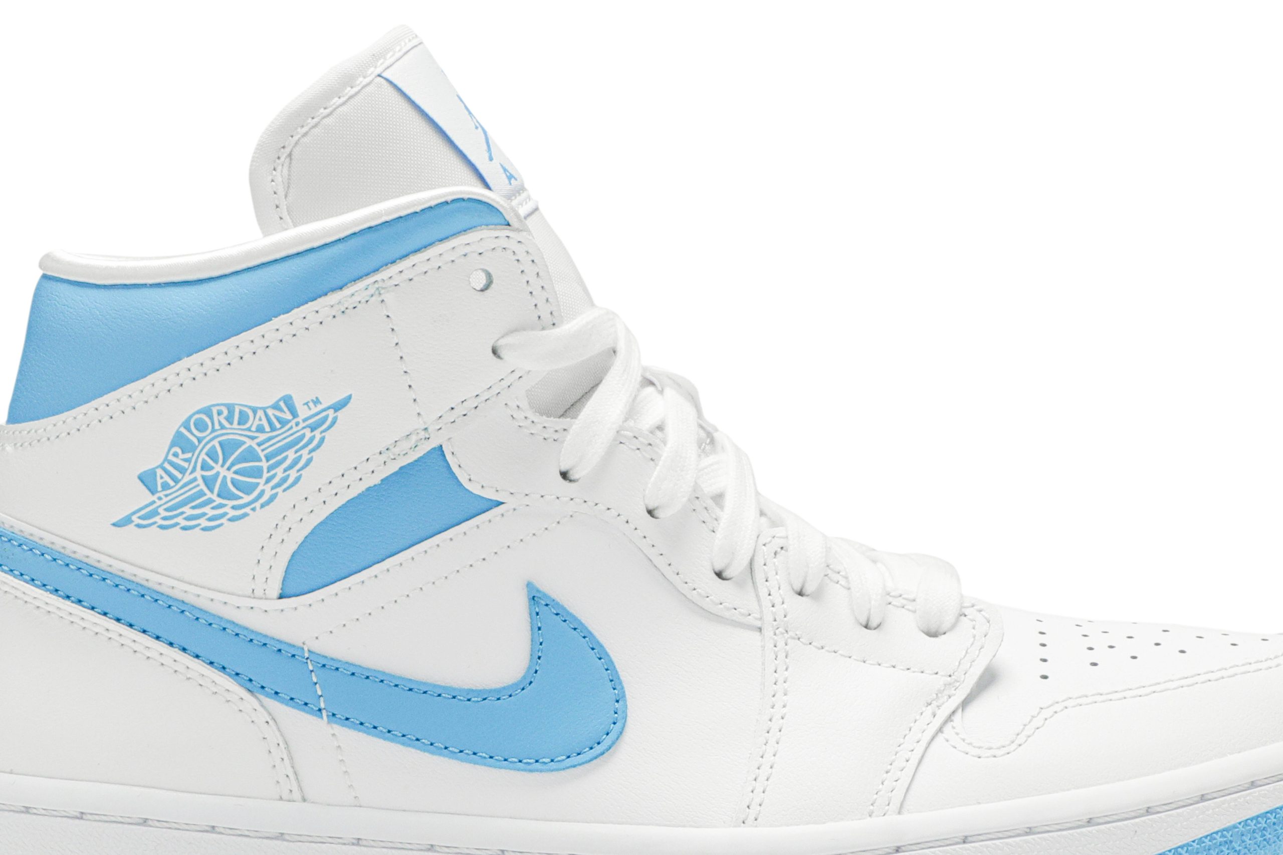 (Women) Air Jordan 1 Mid 'UNC' BQ6472-114-7