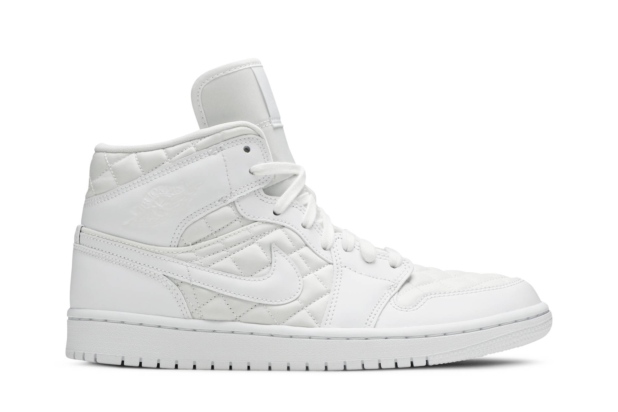 (Women) Air Jordan 1 Mid SE 'White Quilted' DB6078-100-8