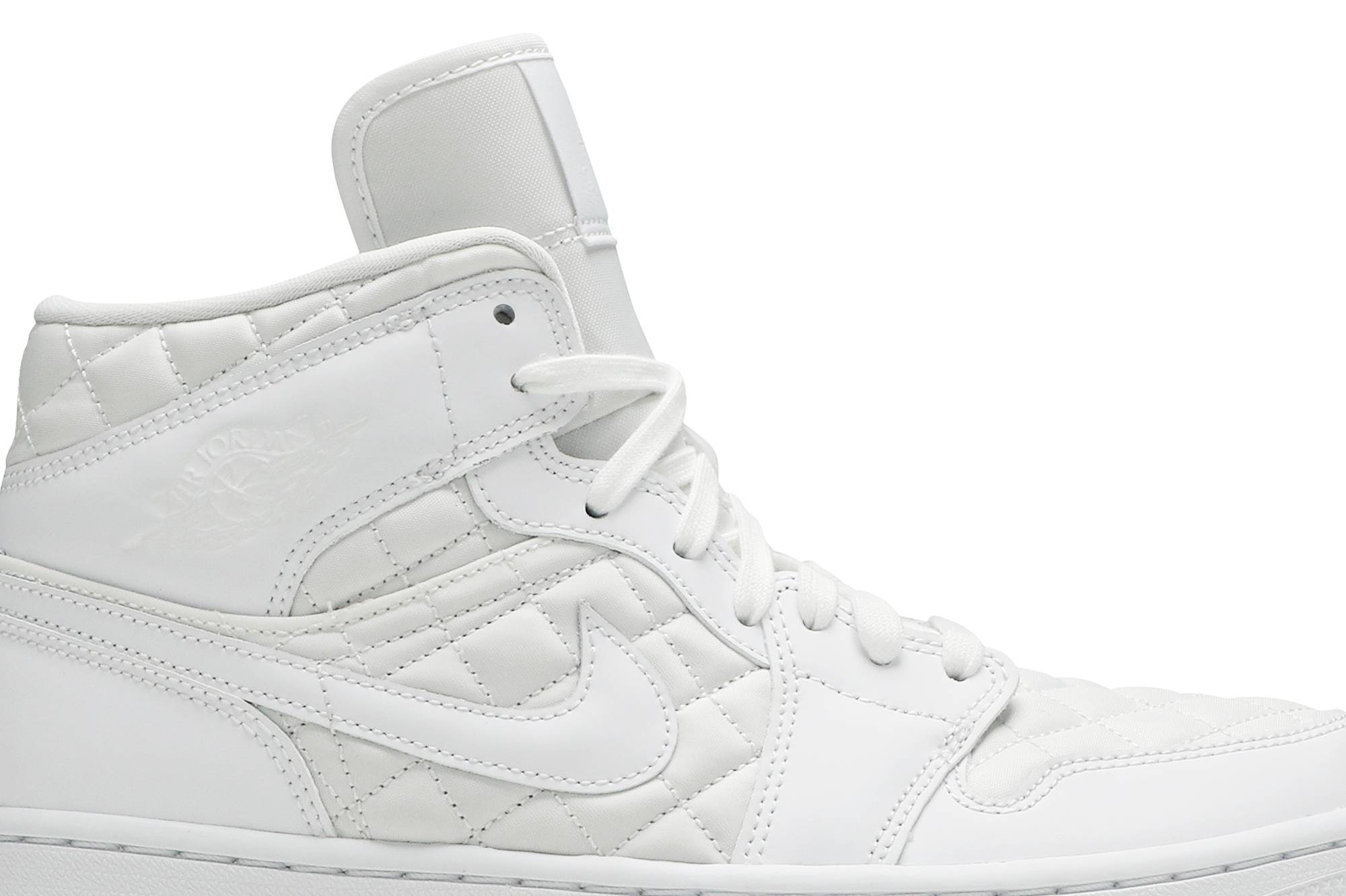 (Women) Air Jordan 1 Mid SE 'White Quilted' DB6078-100-6