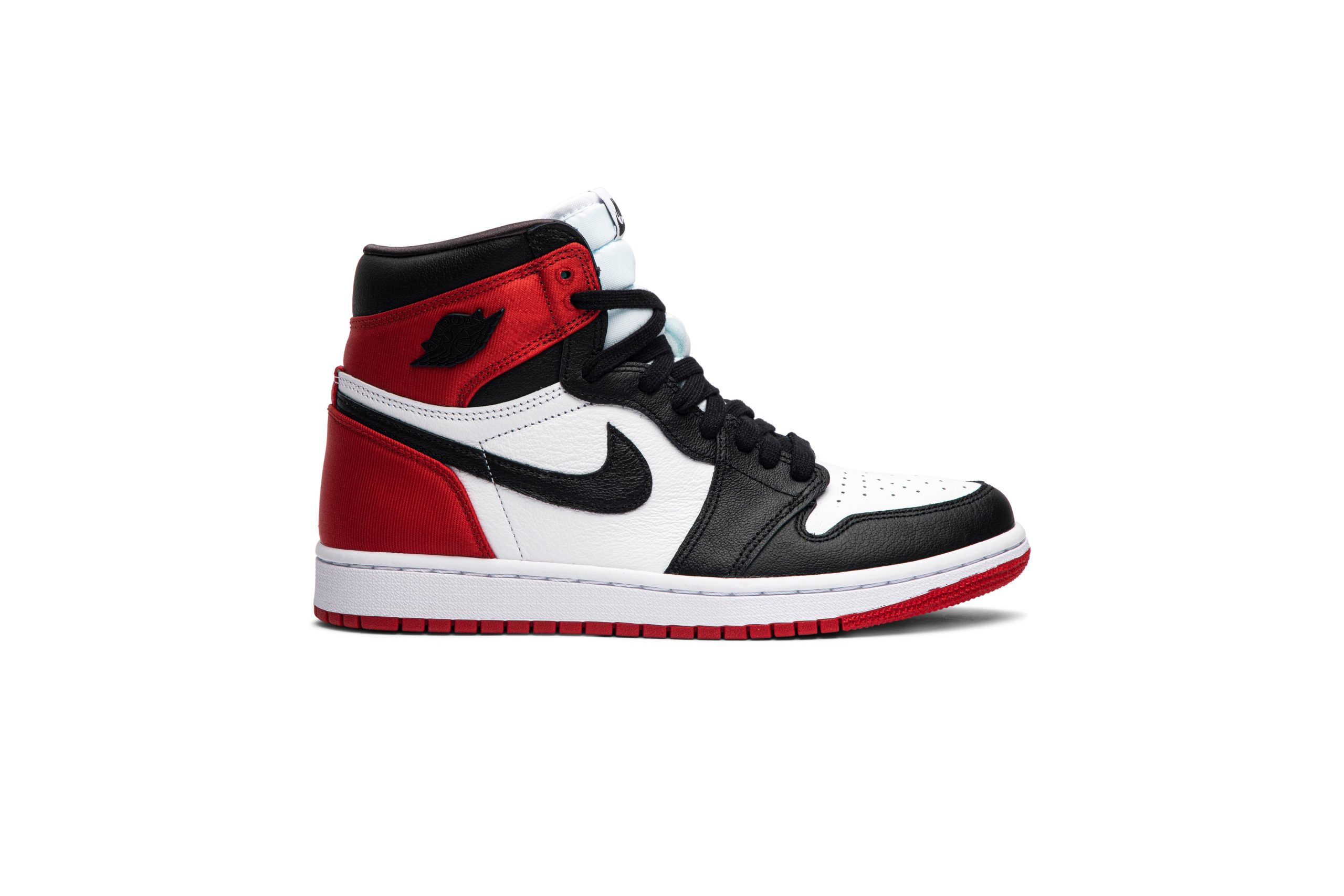 (Women) Air Jordan 1 Retro High 'Satin Black Toe' CD0461-016-8