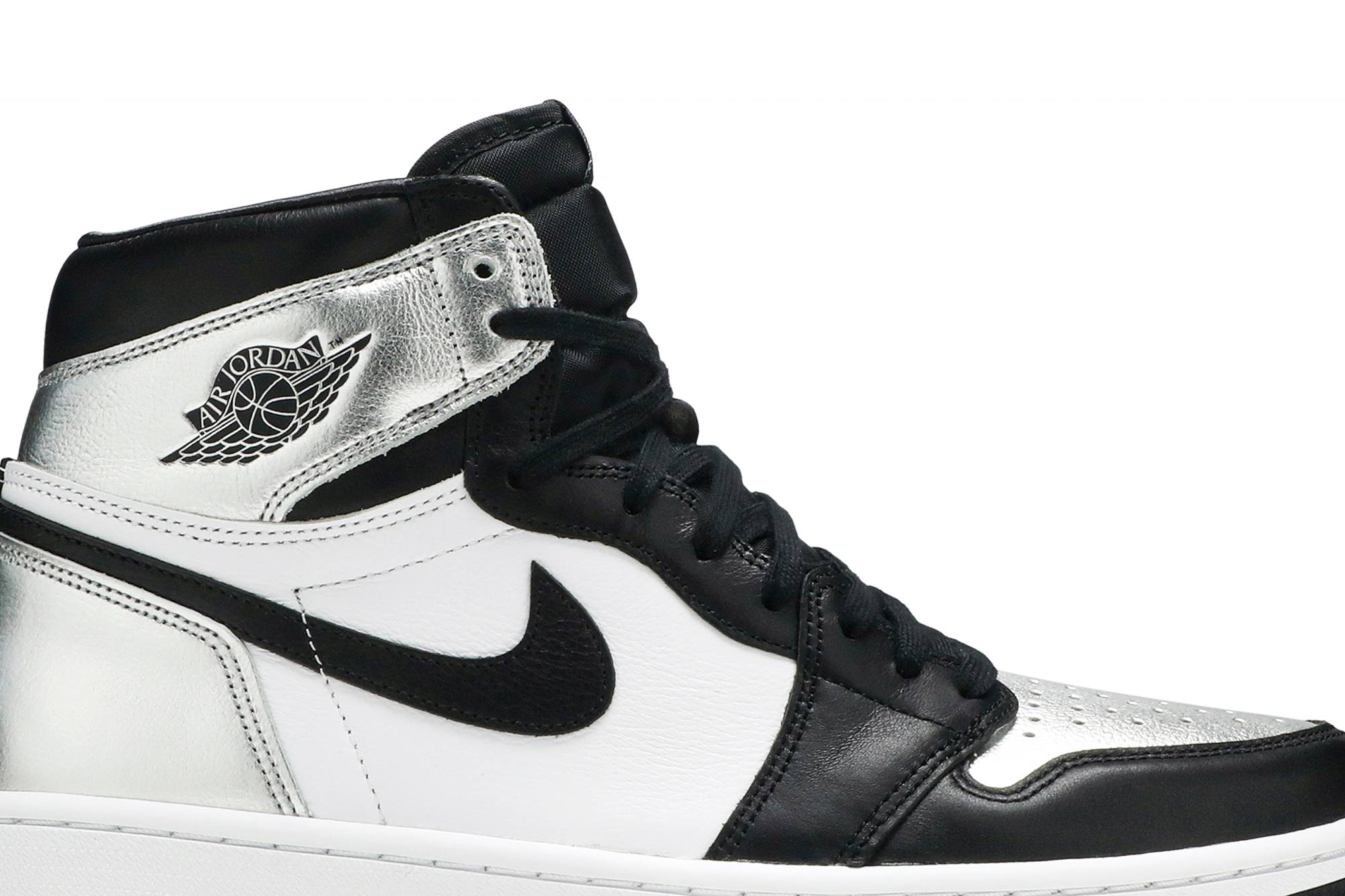 (Women) Air Jordan 1 Retro High OG 'Silver Toe' CD0461-001-7