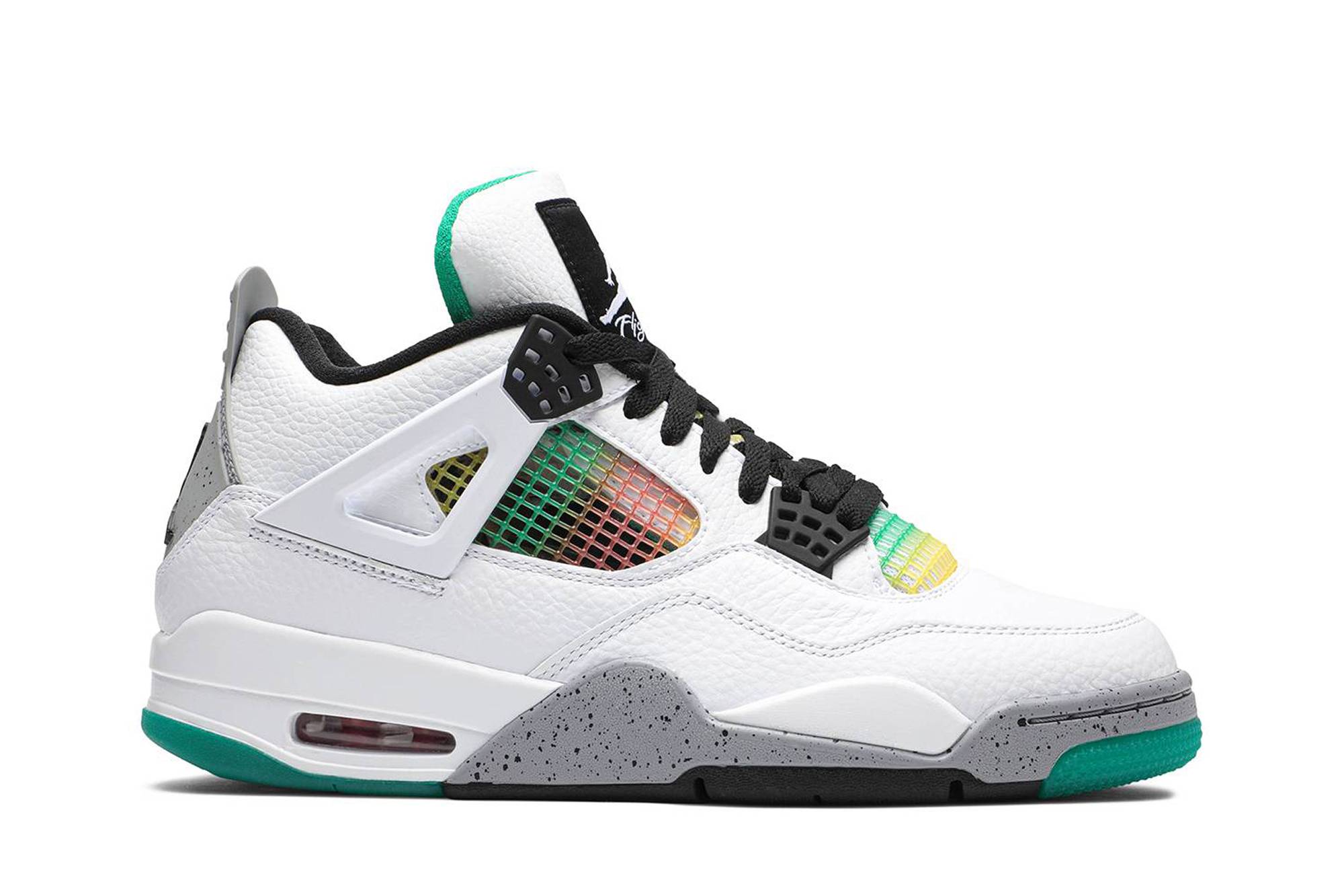 (Women) Air Jordan 4 Retro 'Rasta' AQ9129-100-8