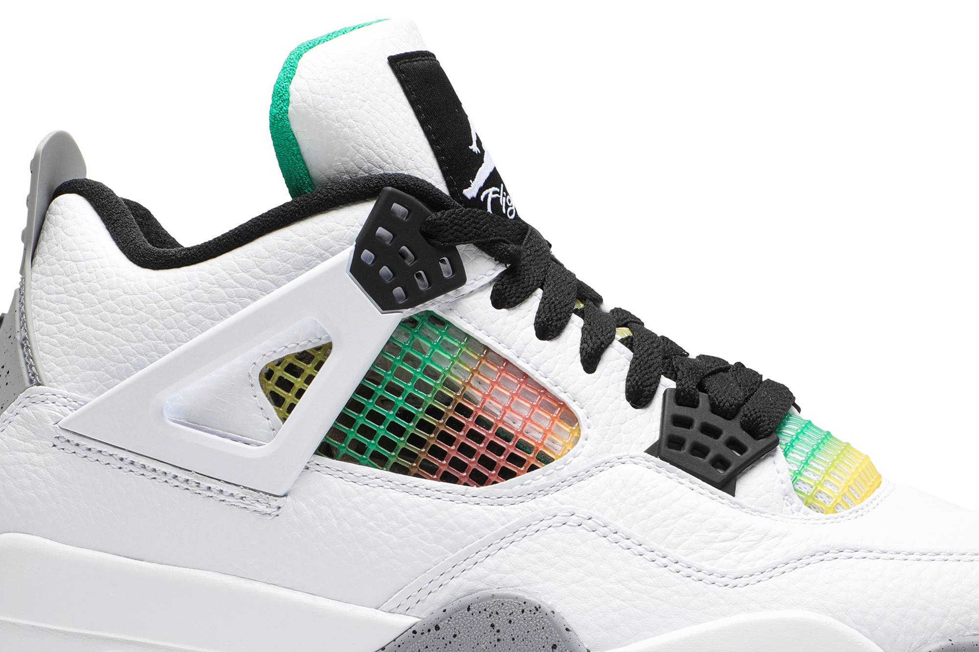 (Women) Air Jordan 4 Retro 'Rasta' AQ9129-100-5