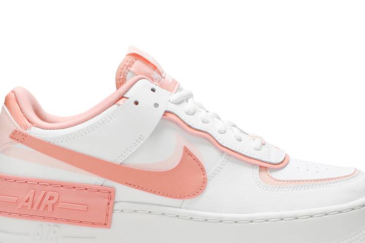 (Women) Nike Air Force 1 Shadow 'Washed Coral' CJ1641-101-6