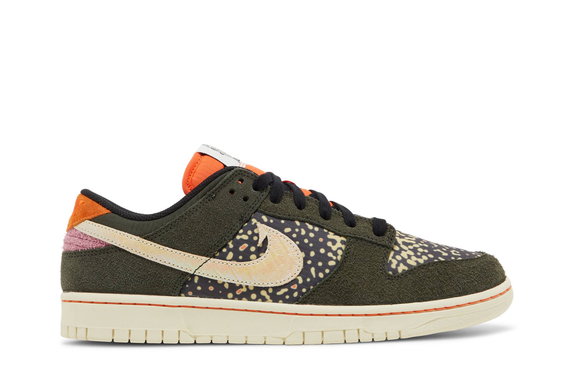 Nike Dunk Low Rainbow Trout 'Sequoia/Alabaster-Safety Orange' FN7523-300  LHousse Store-8