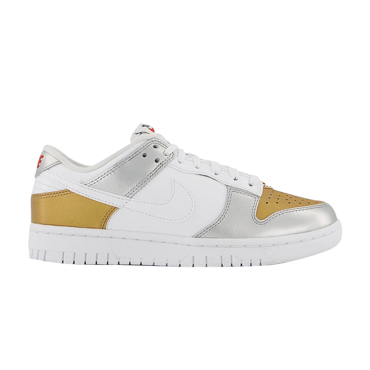 Nike Dunk Low SE 'White Metallic Gold Silver' DH4403-700  LHousse Store-8