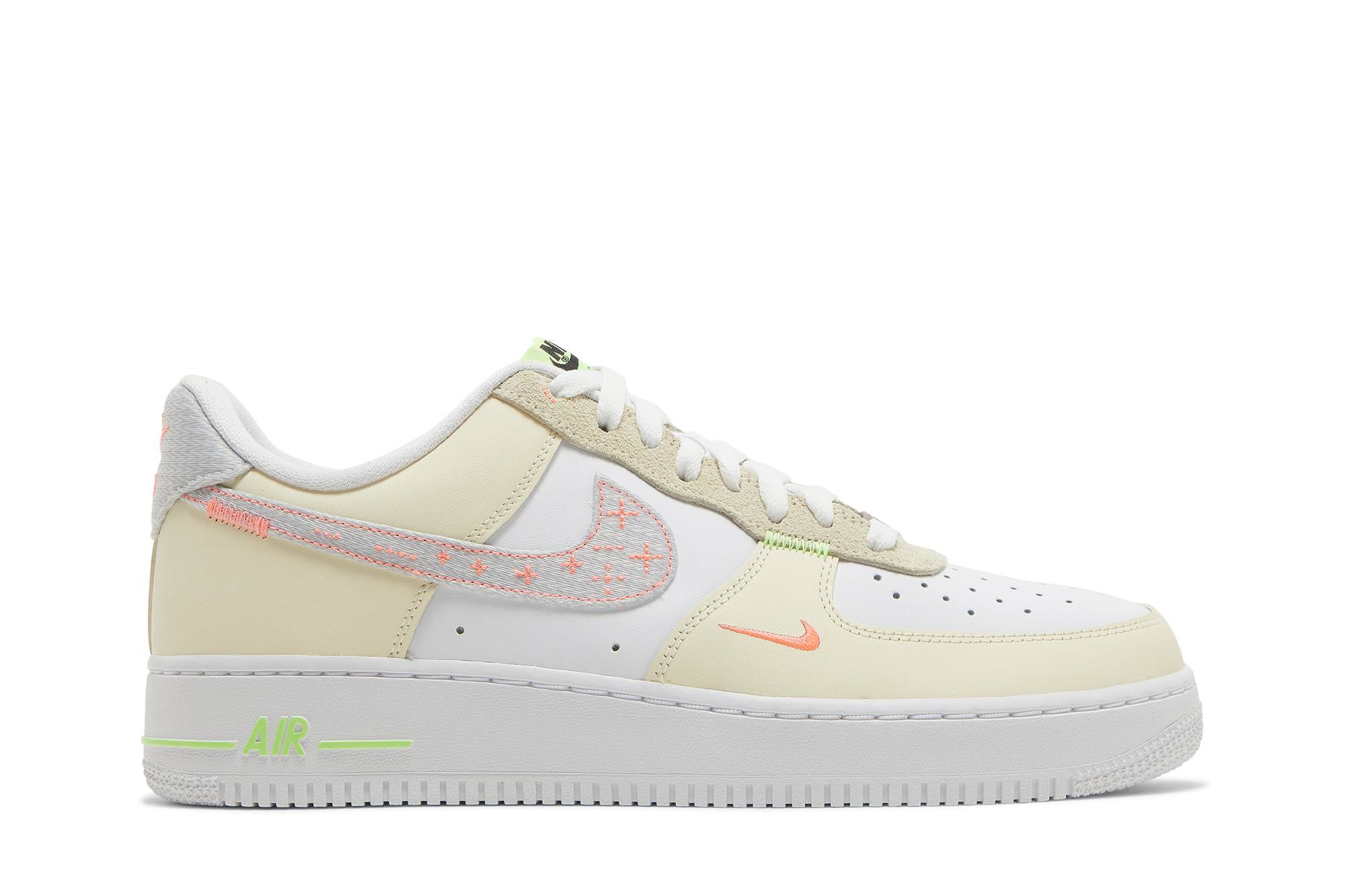 Nike Air Force 1 '07 LV8 'Just Stitch It - White Shade Green' FB1852-111-8